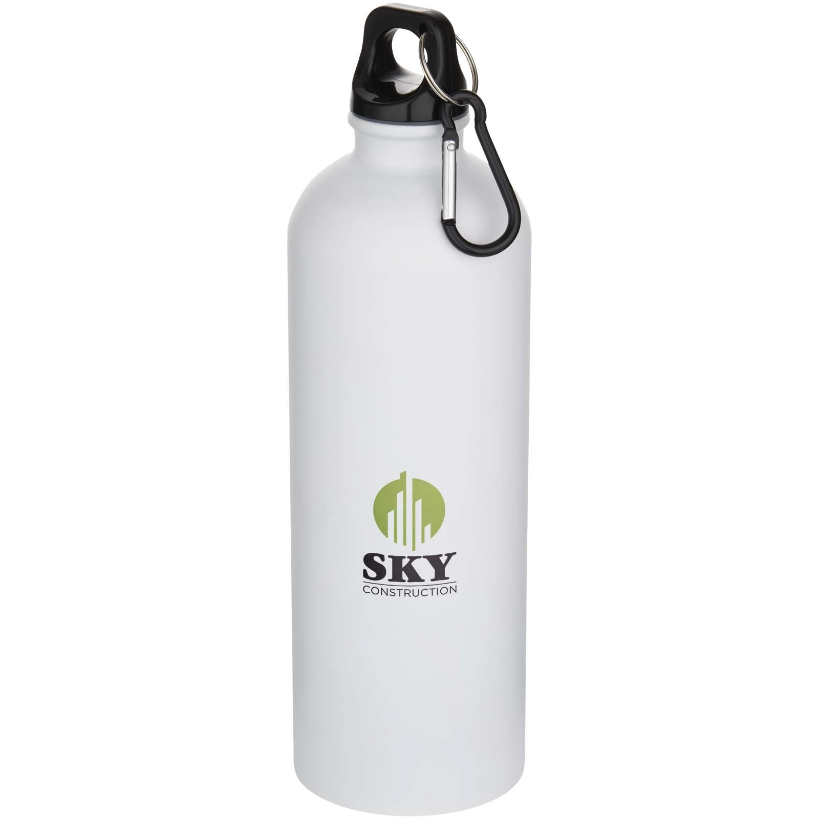 Immagine Borraccia da 750 ml in acciaio inossidabile riciclato RCS a parete singola con moschettone Oregon