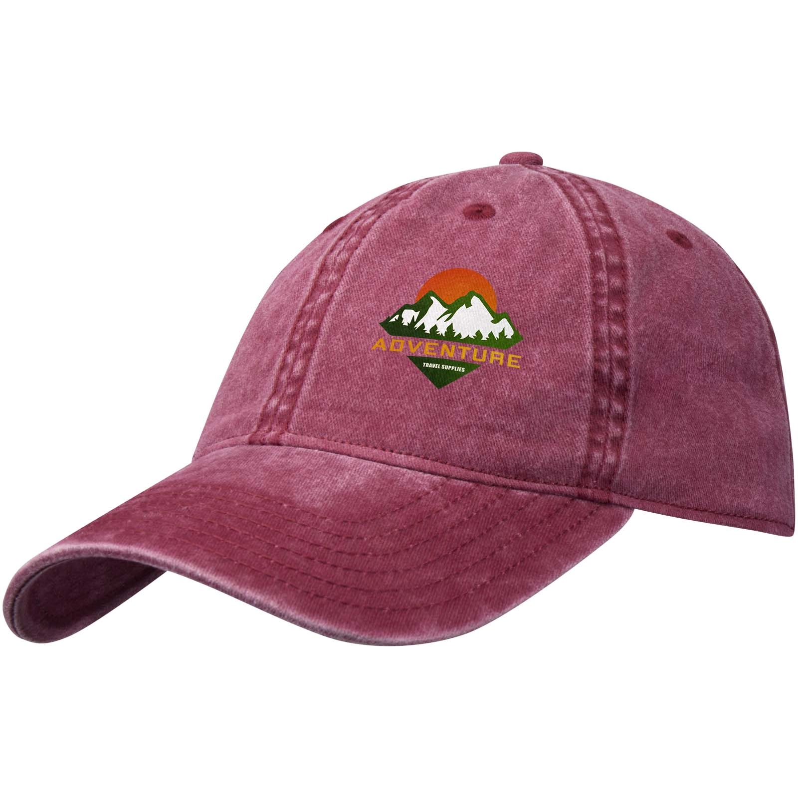 Immagine Cappello a 6 pannelli in tessuto lavato da 270 g/m² Grafton