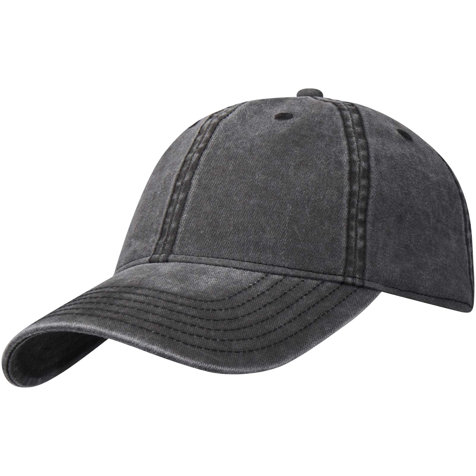 Immagine Cappello a 6 pannelli in tessuto lavato da 270 g/m² Grafton