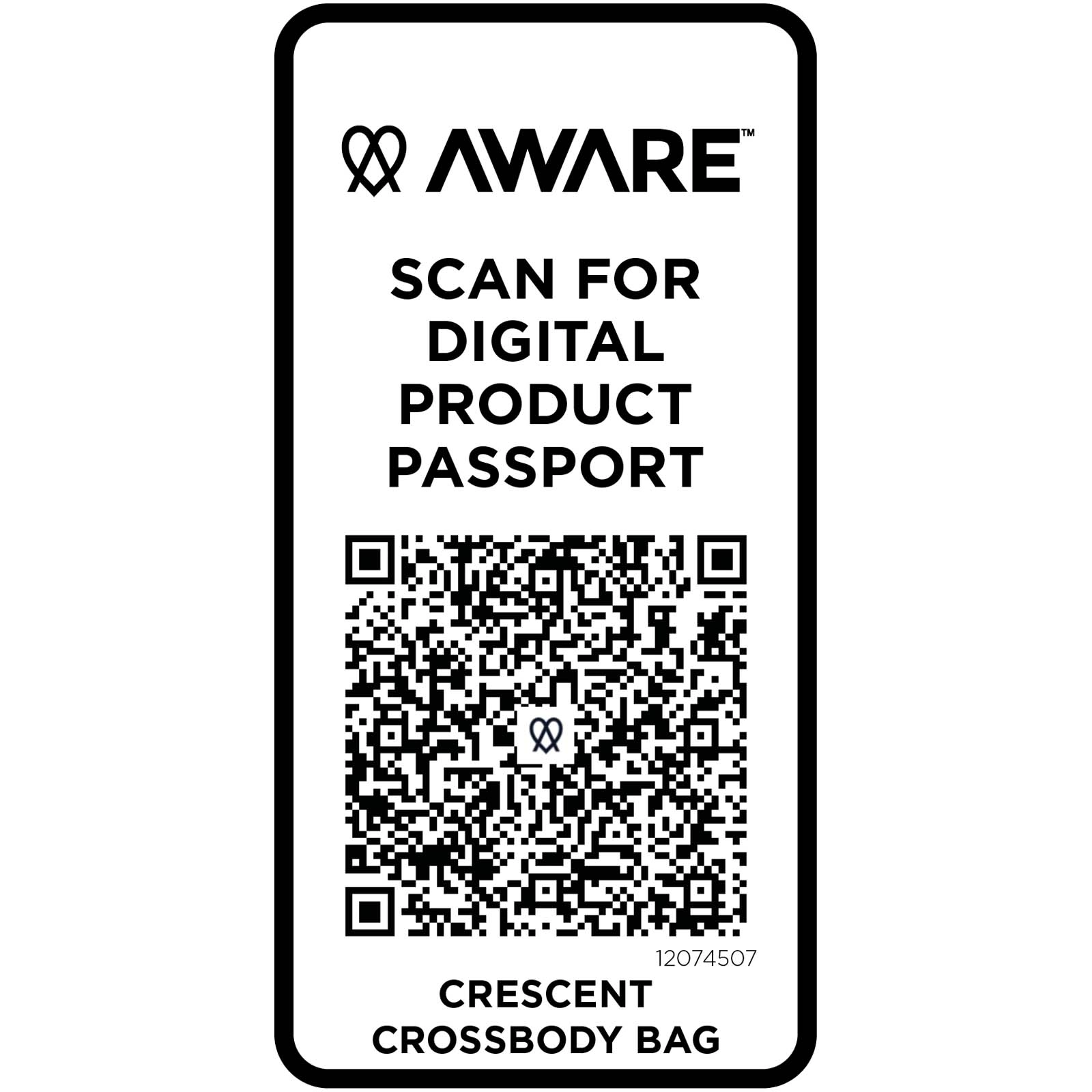 Immagine Borsa a tracolla Aware™ in materiale riciclato da 500 g/m² Trace