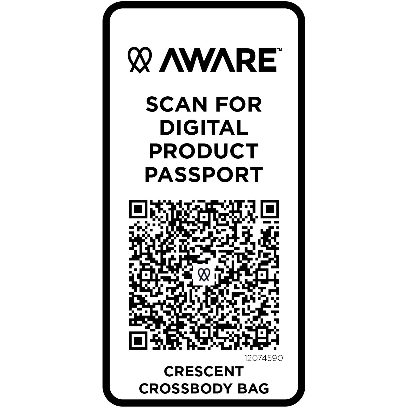 Immagine Borsa a tracolla Aware™ in materiale riciclato da 500 g/m² Trace