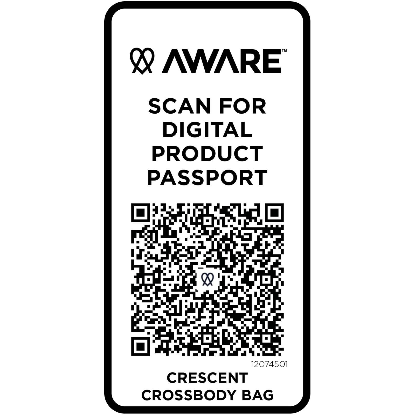 Immagine Borsa a tracolla Aware™ in materiale riciclato da 500 g/m² Trace