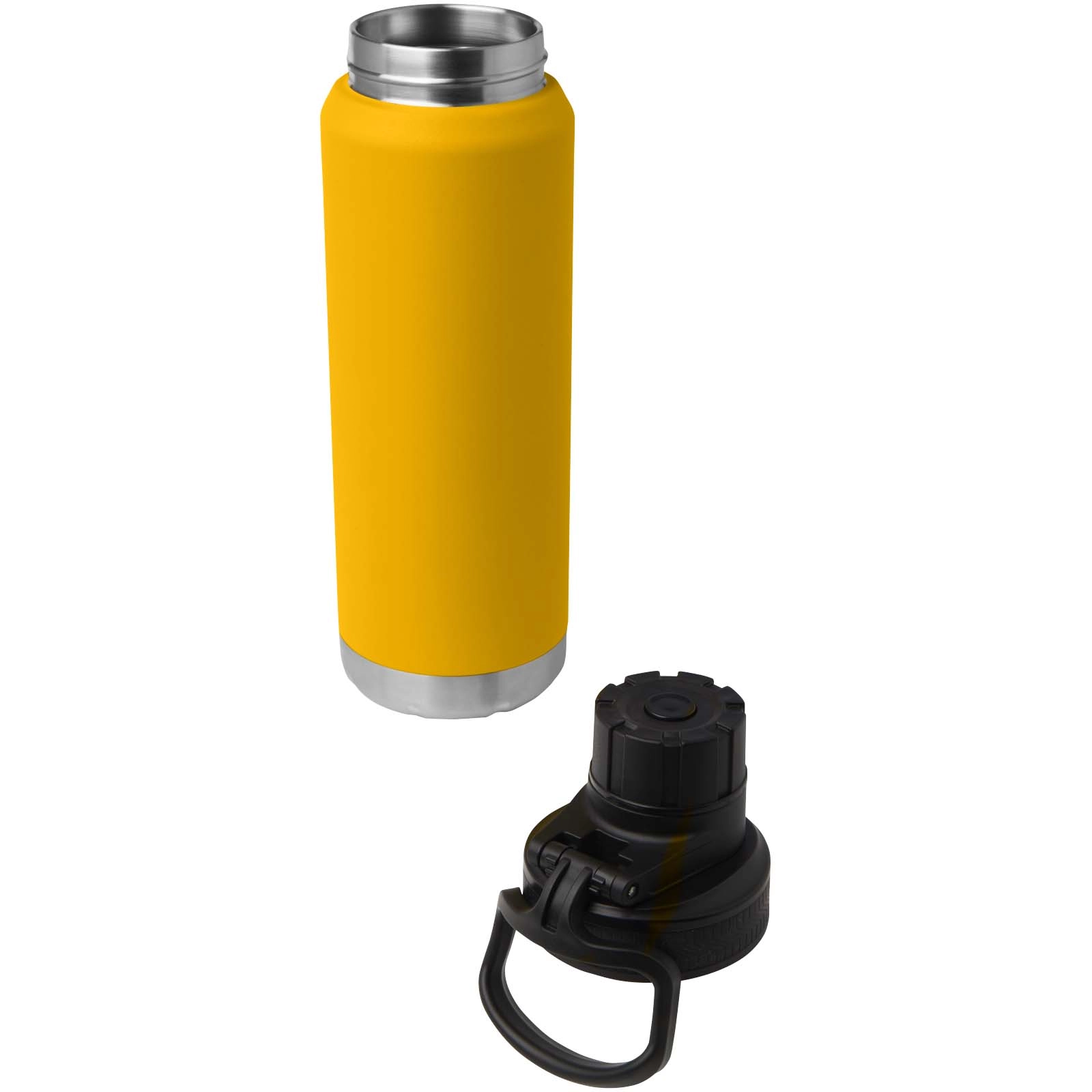 Immagine Borraccia termica in acciaio inossidabile riciclato certificato RCS con isolamento sottovuoto in rame da 700 ml Fortis (adatt