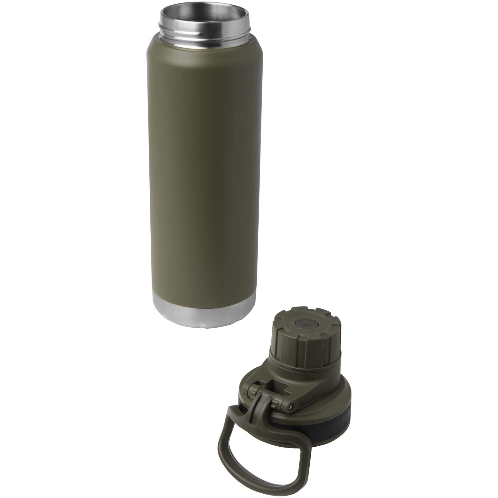 Immagine Borraccia termica in acciaio inossidabile riciclato certificato RCS con isolamento sottovuoto in rame da 700 ml Fortis (adatt