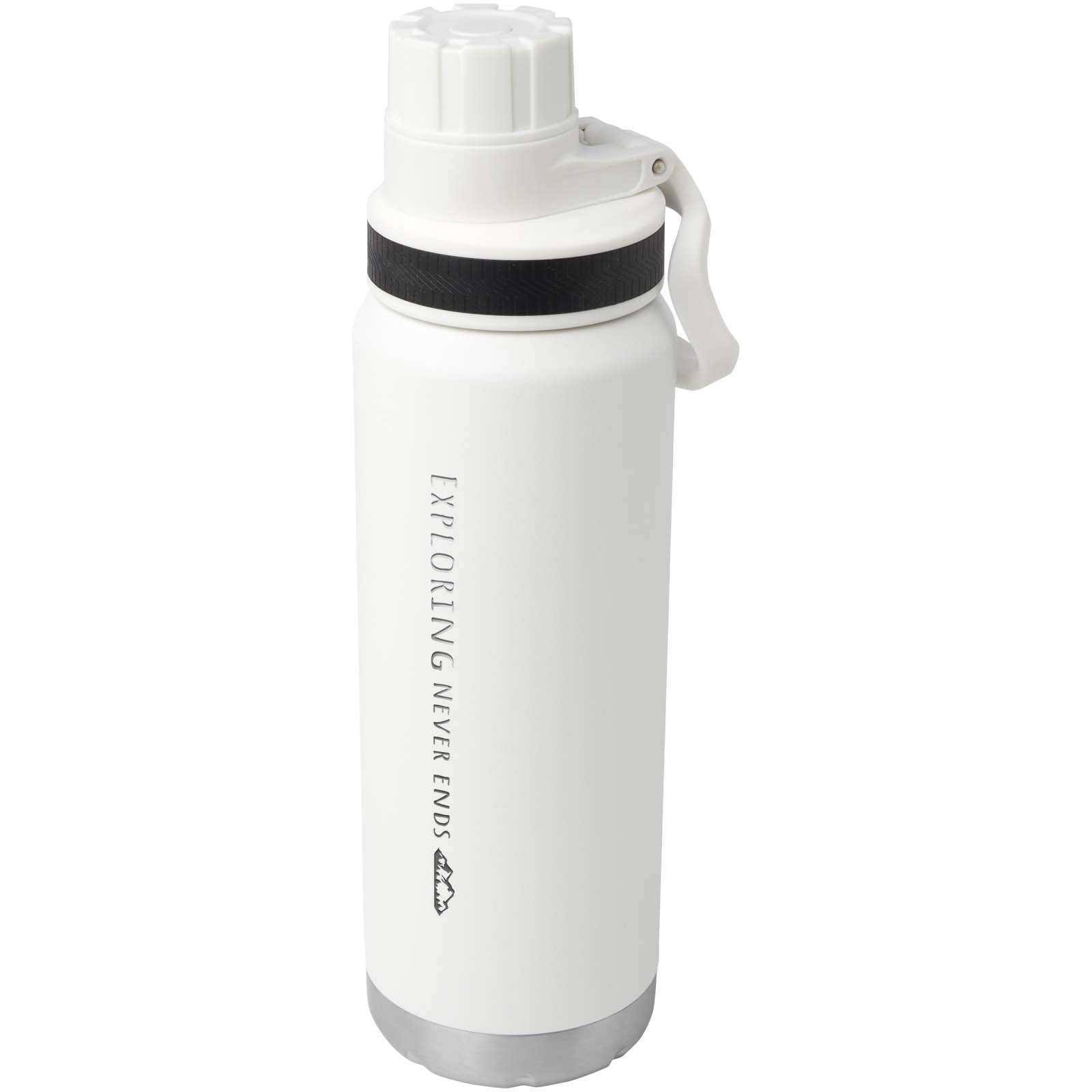 Immagine Borraccia termica in acciaio inossidabile riciclato certificato RCS con isolamento sottovuoto in rame da 700 ml Fortis (adatt