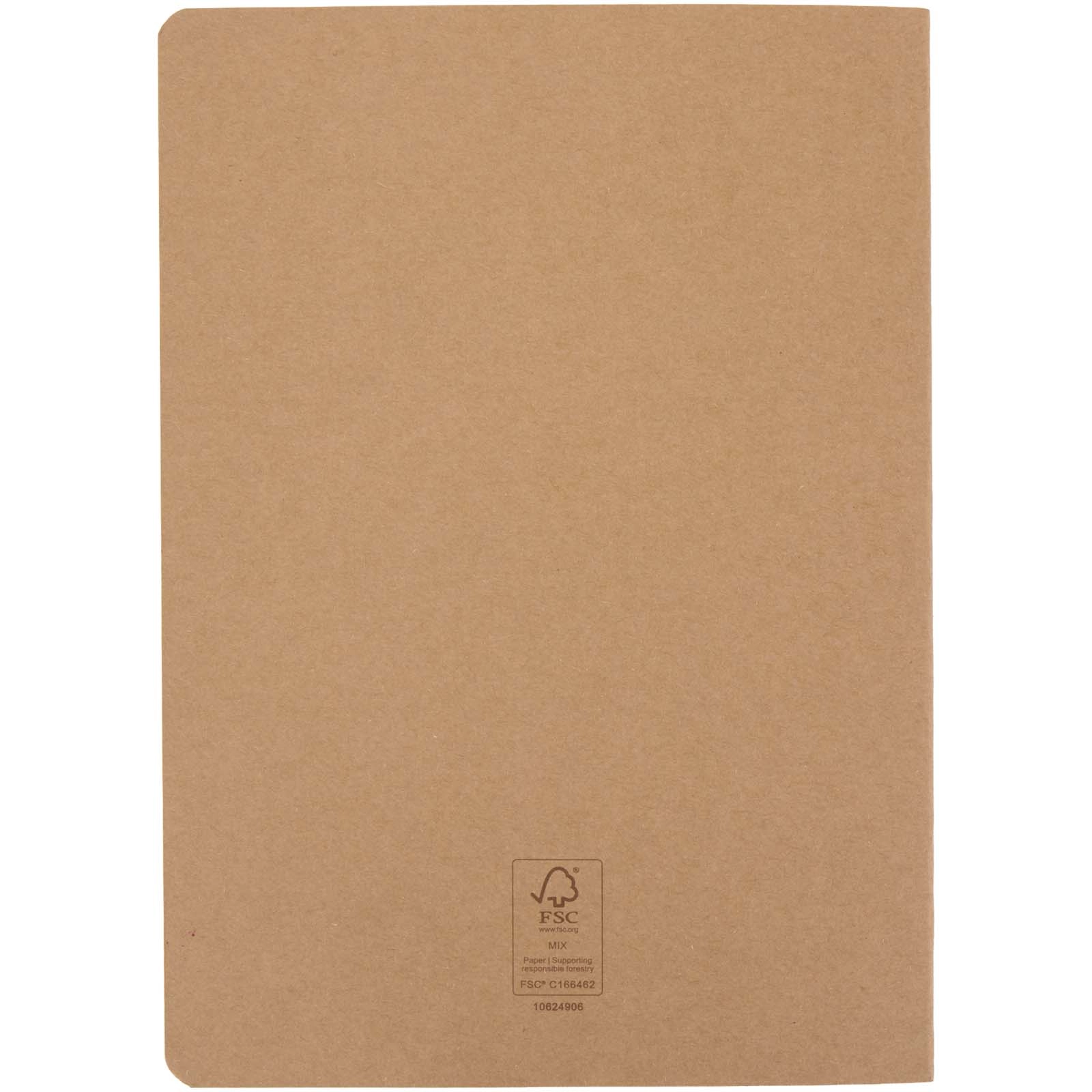 Immagine Blocco note taccuino formato A5 in carta kraft con pagine a righe Slyk