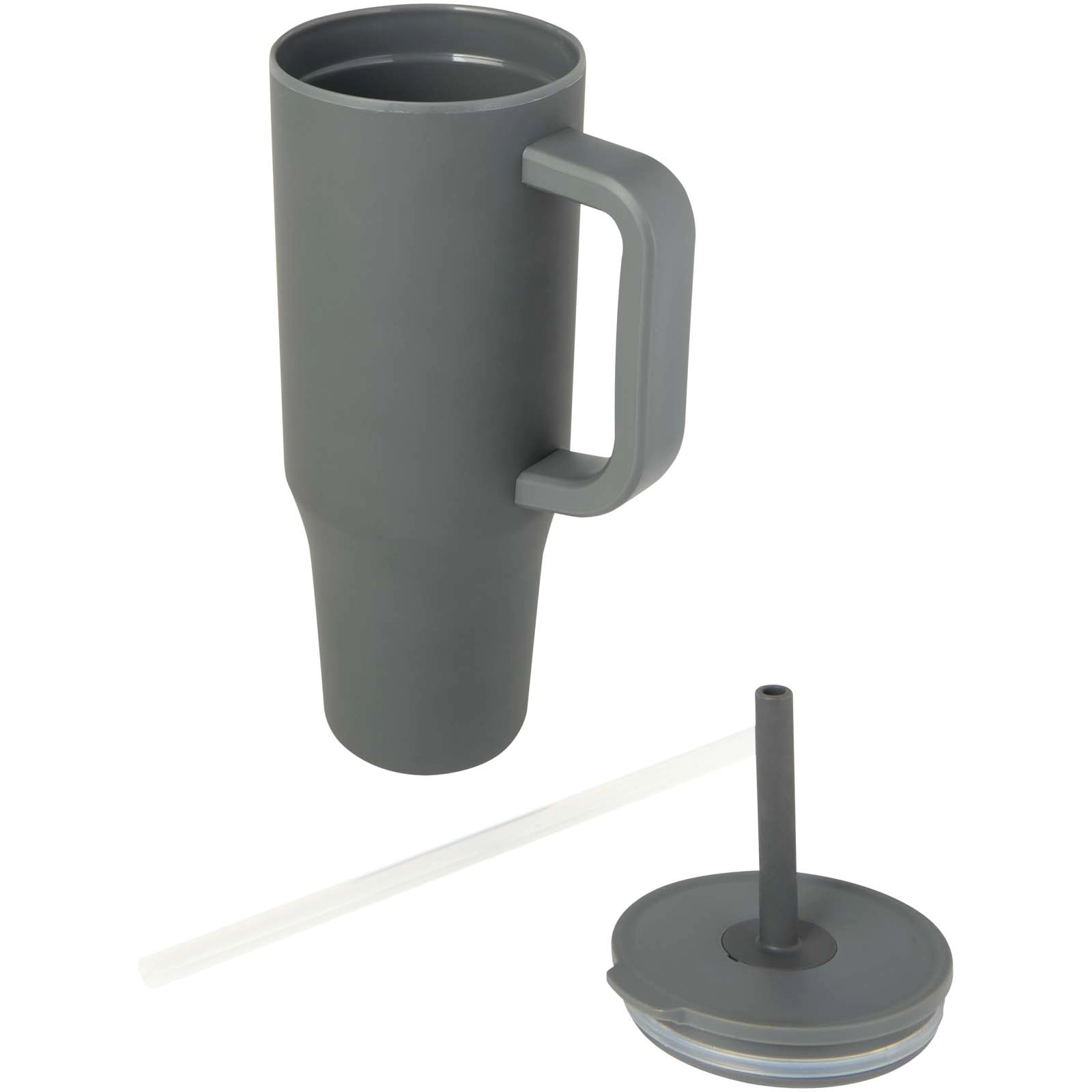 Immagine Bicchiere termico da 900 ml certificato RCS con cannuccia in silicone Brady