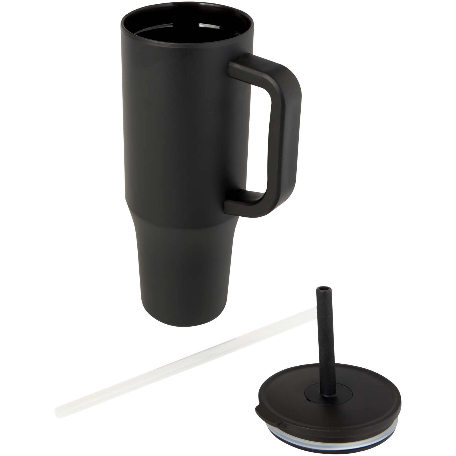 Immagine Bicchiere termico da 900 ml certificato RCS con cannuccia in silicone Brady