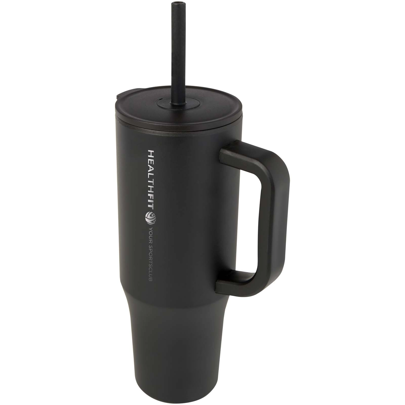 Immagine Bicchiere termico da 900 ml certificato RCS con cannuccia in silicone Brady
