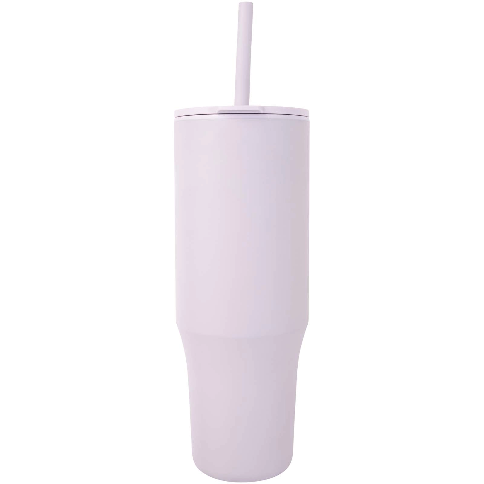 Immagine Bicchiere termico da 900 ml certificato RCS con cannuccia in silicone Brady