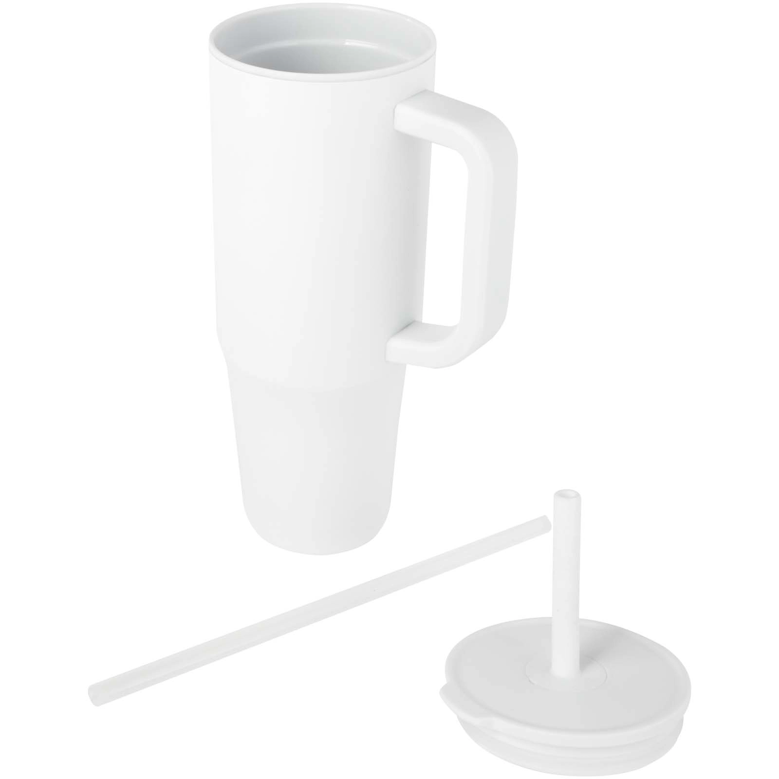 Immagine Bicchiere termico da 900 ml certificato RCS con cannuccia in silicone Brady