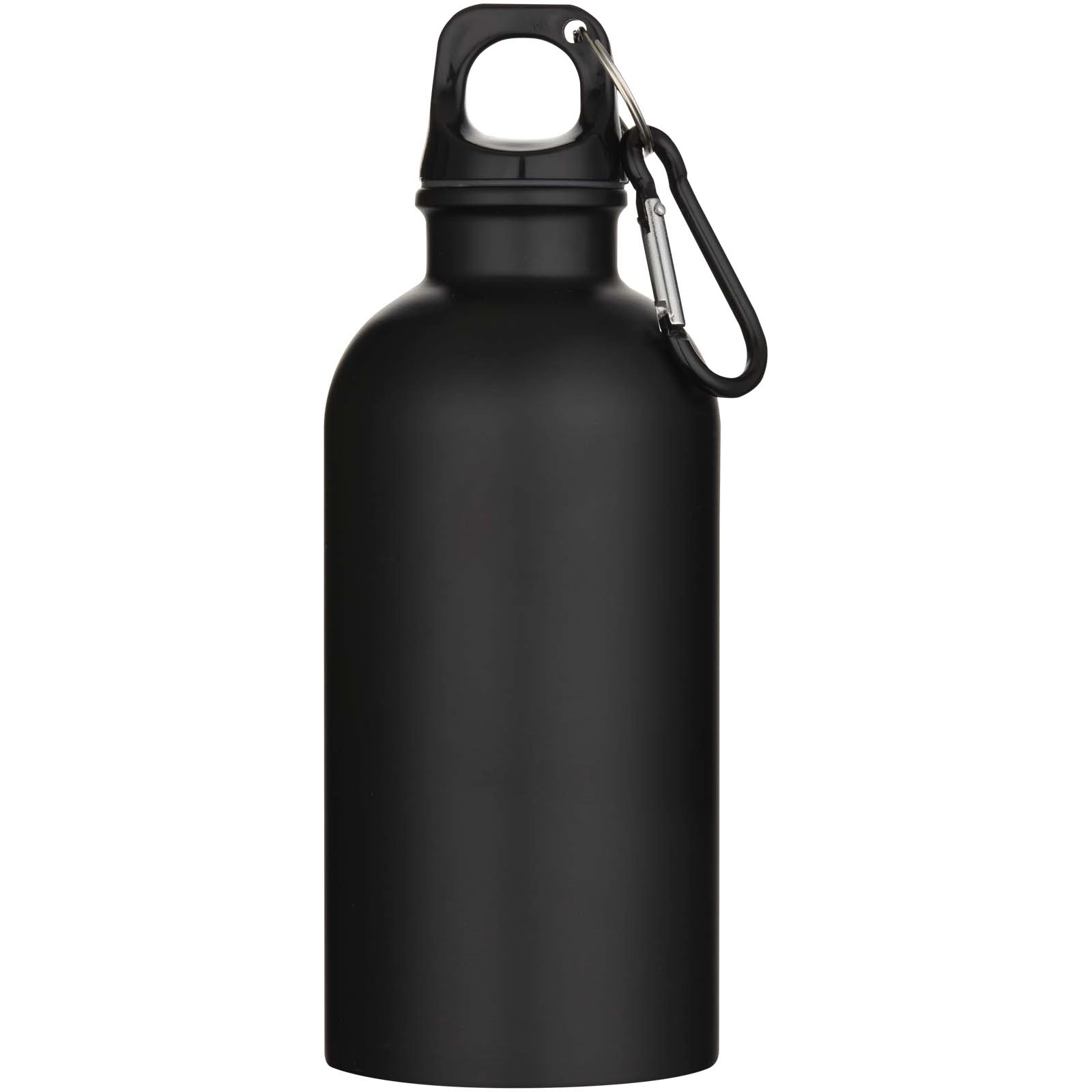 Immagine Borraccia da 400 ml in acciaio inossidabile certificato RCS a parete singola con moschettone Oregon
