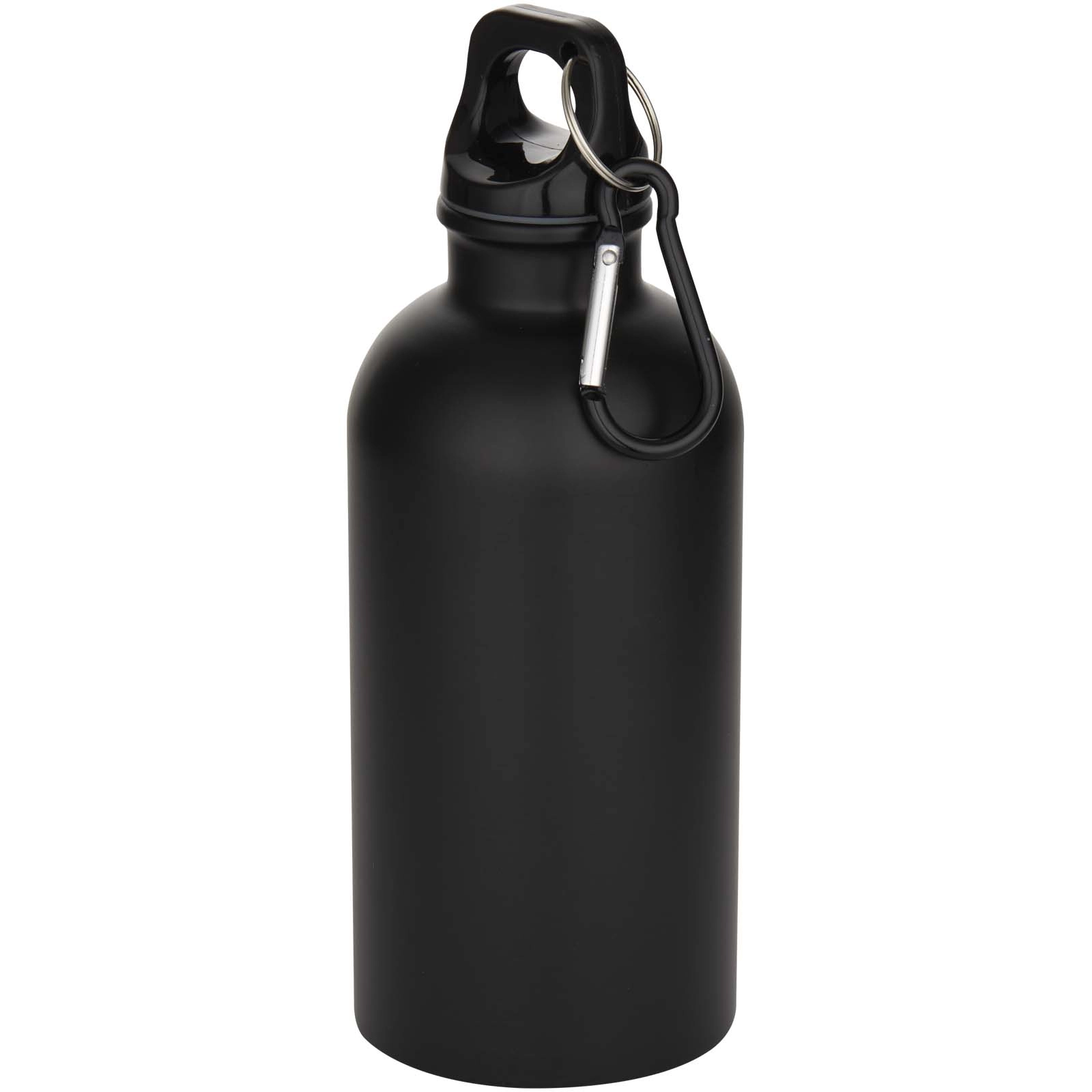 Immagine Borraccia da 400 ml in acciaio inossidabile certificato RCS a parete singola con moschettone Oregon