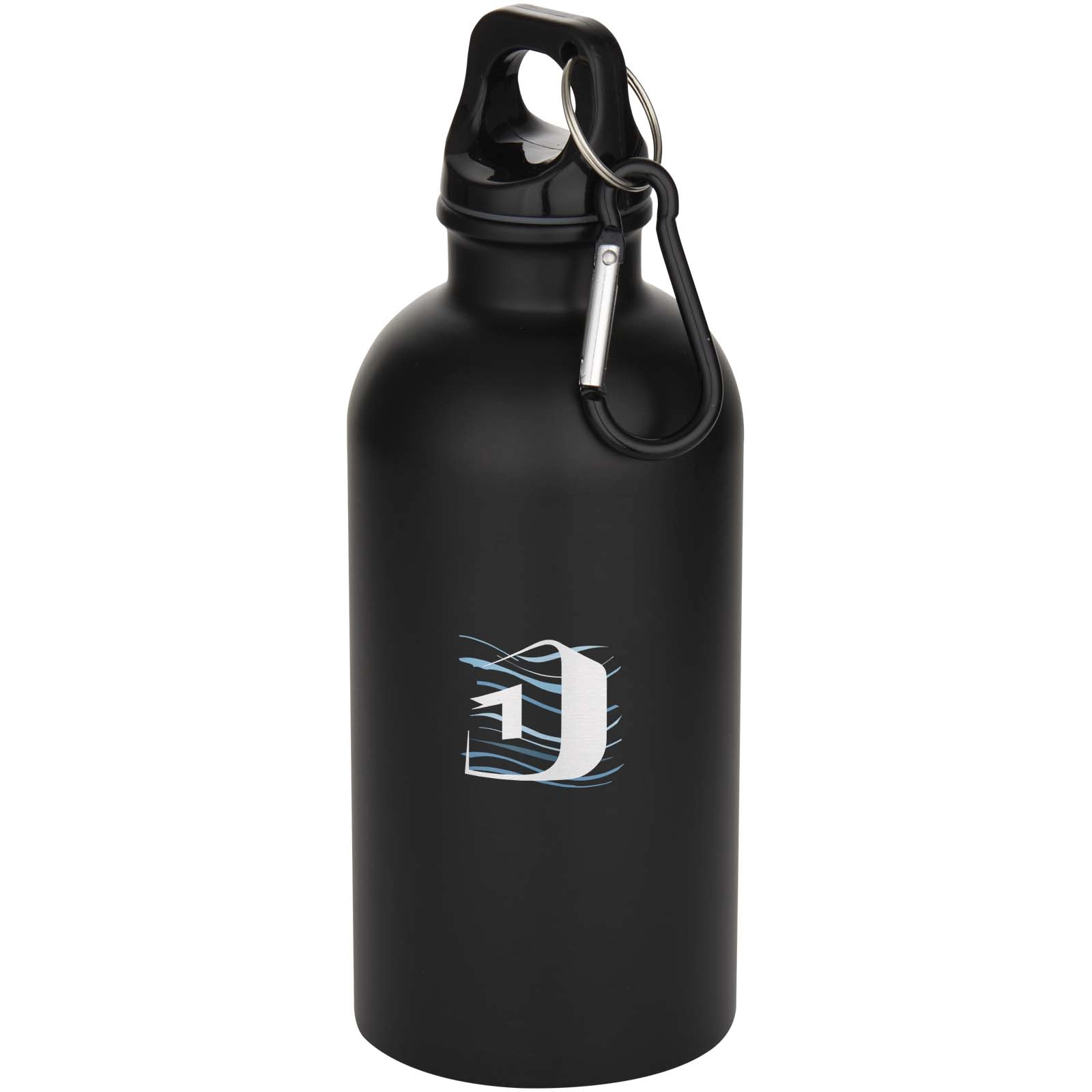 Immagine Borraccia da 400 ml in acciaio inossidabile certificato RCS a parete singola con moschettone Oregon