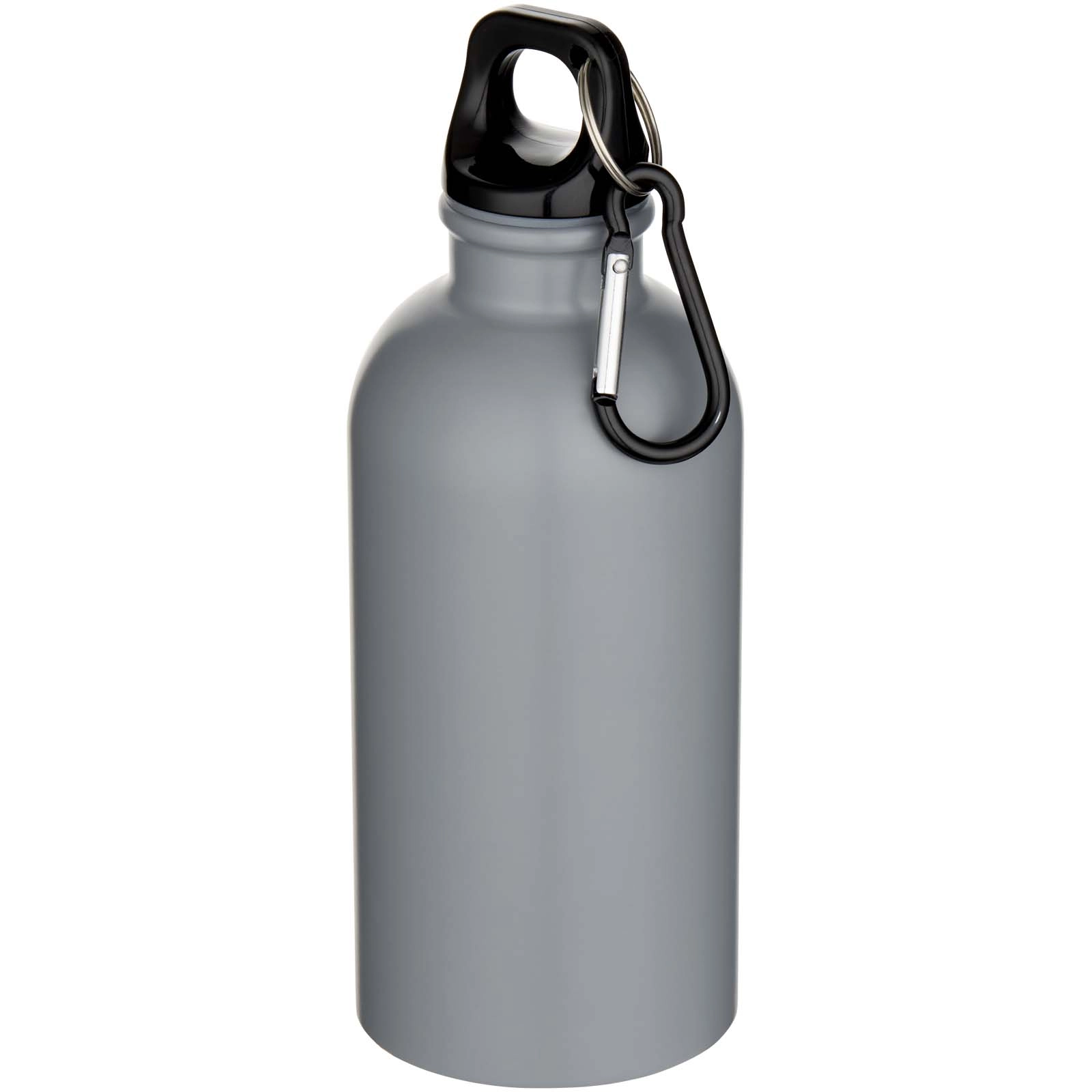 Immagine Borraccia da 400 ml in acciaio inossidabile certificato RCS a parete singola con moschettone Oregon