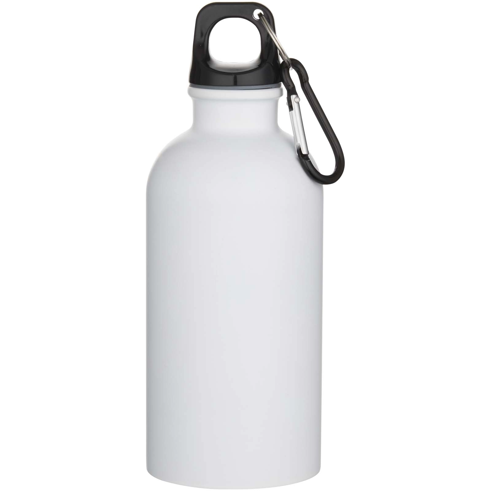 Immagine Borraccia da 400 ml in acciaio inossidabile certificato RCS a parete singola con moschettone Oregon