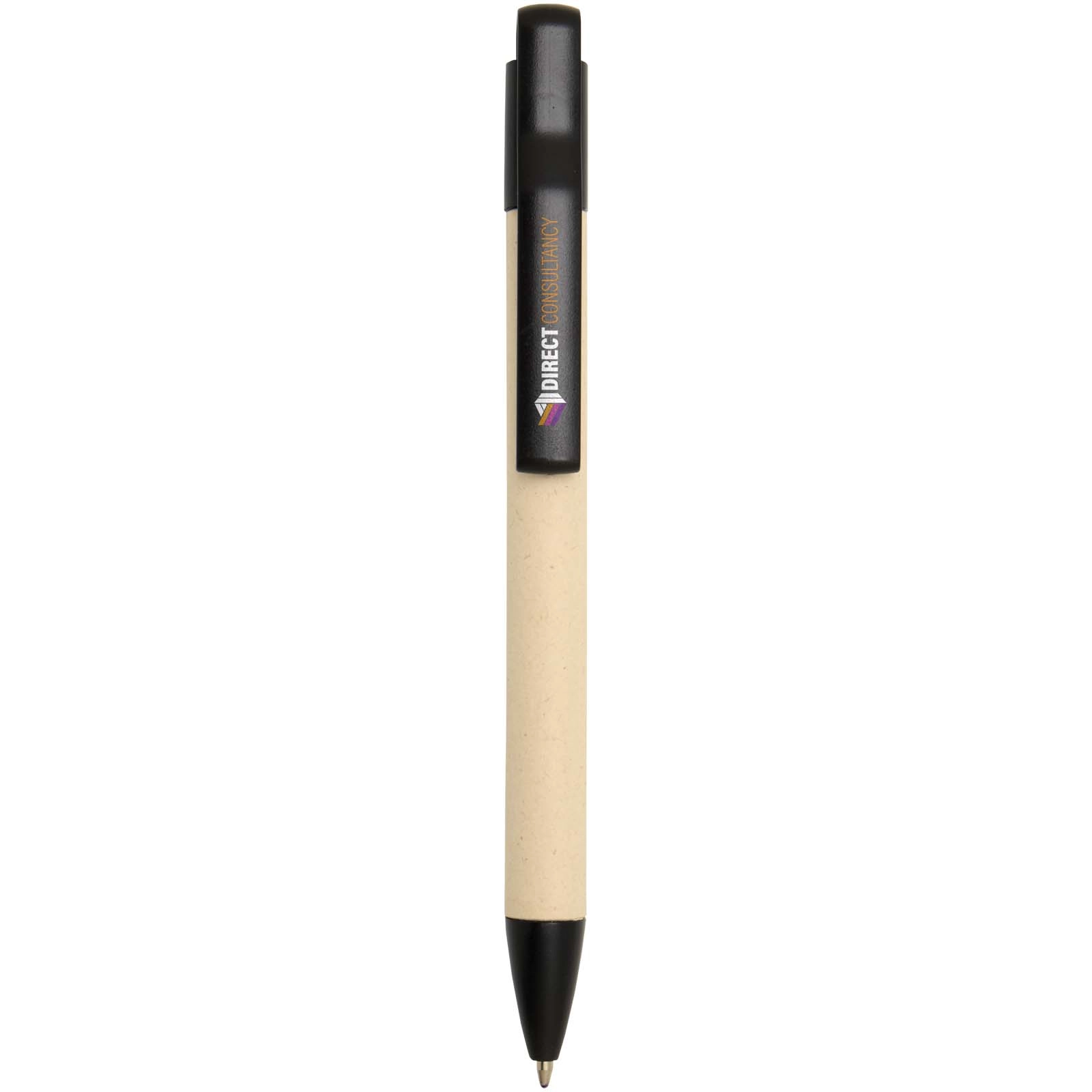 Immagine Penna a sfera in carta a base di canna da zucchero (inchiostro blu) Liliana