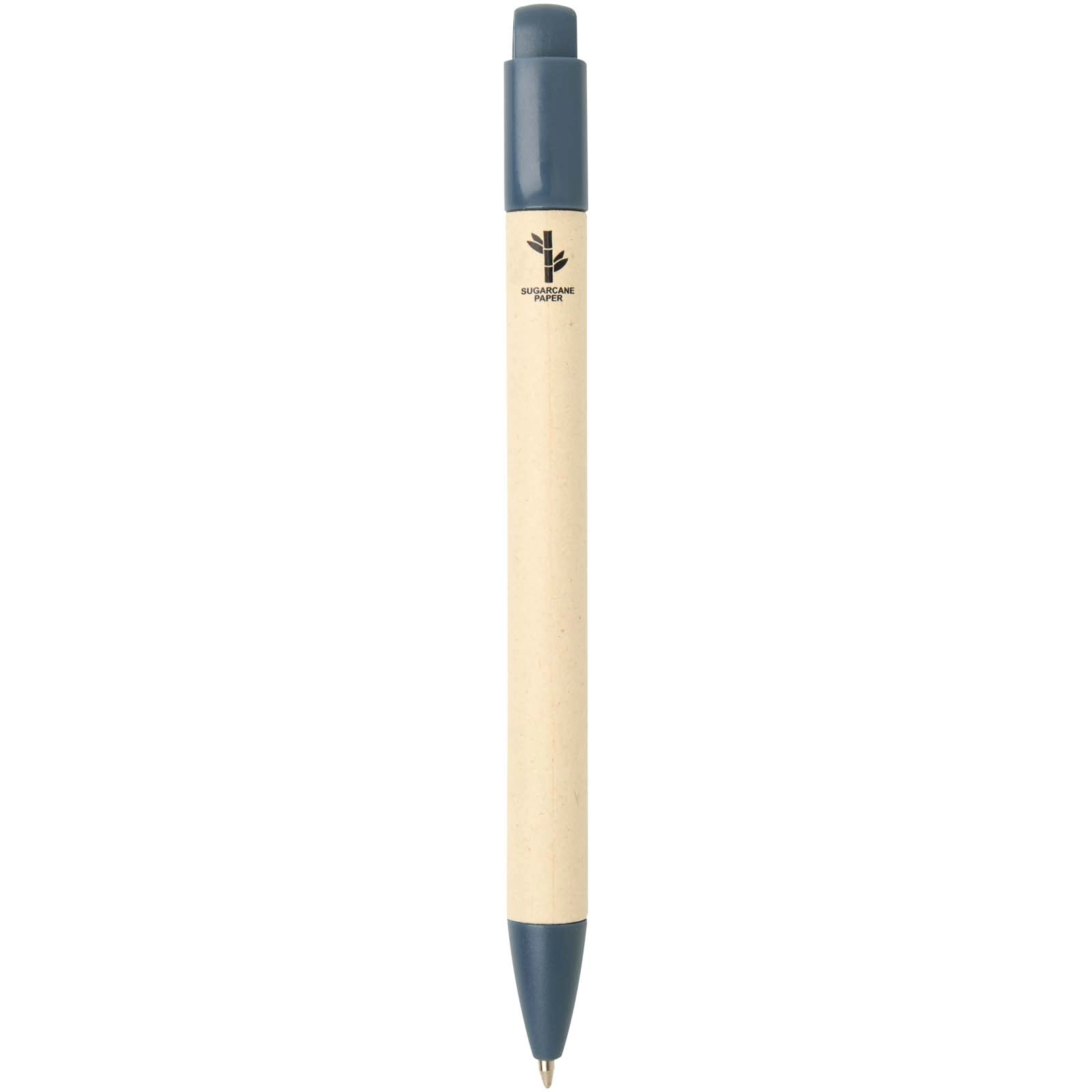 Immagine Penna a sfera in carta a base di canna da zucchero (inchiostro blu) Liliana