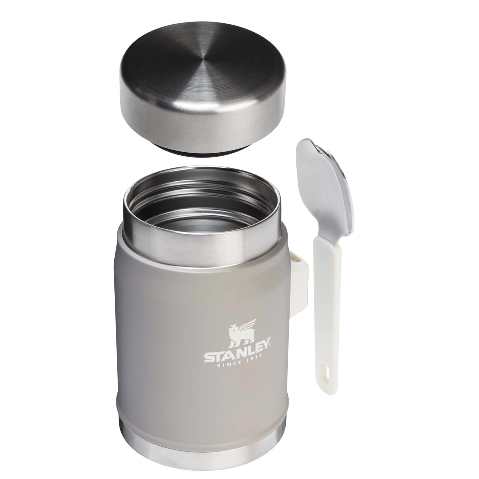 Immagine Contenitore per alimenti da 400 ml con forchetta-cucchiaio Stanley Legendary
