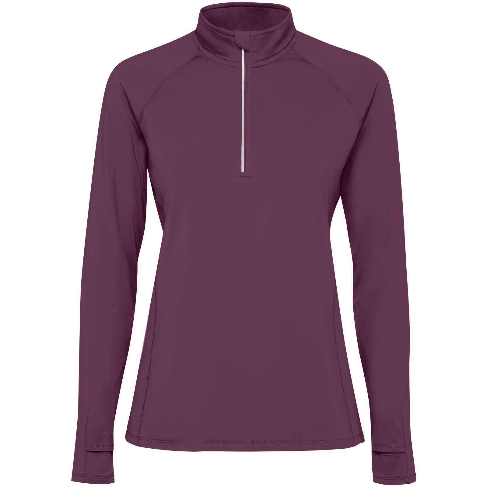 Immagine Felpa a maniche lunghe con mezza zip per donna da 200 g/m² Estambul