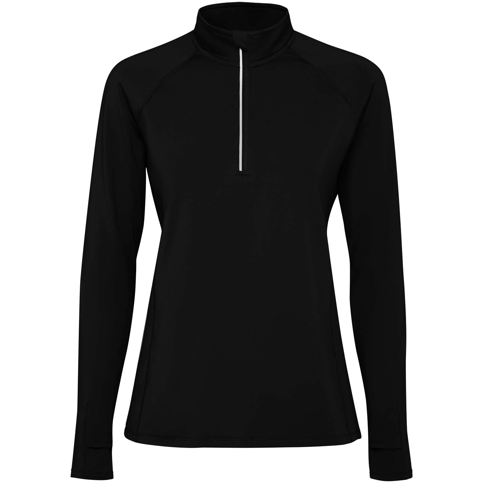 Immagine Felpa a maniche lunghe con mezza zip per donna da 200 g/m² Estambul