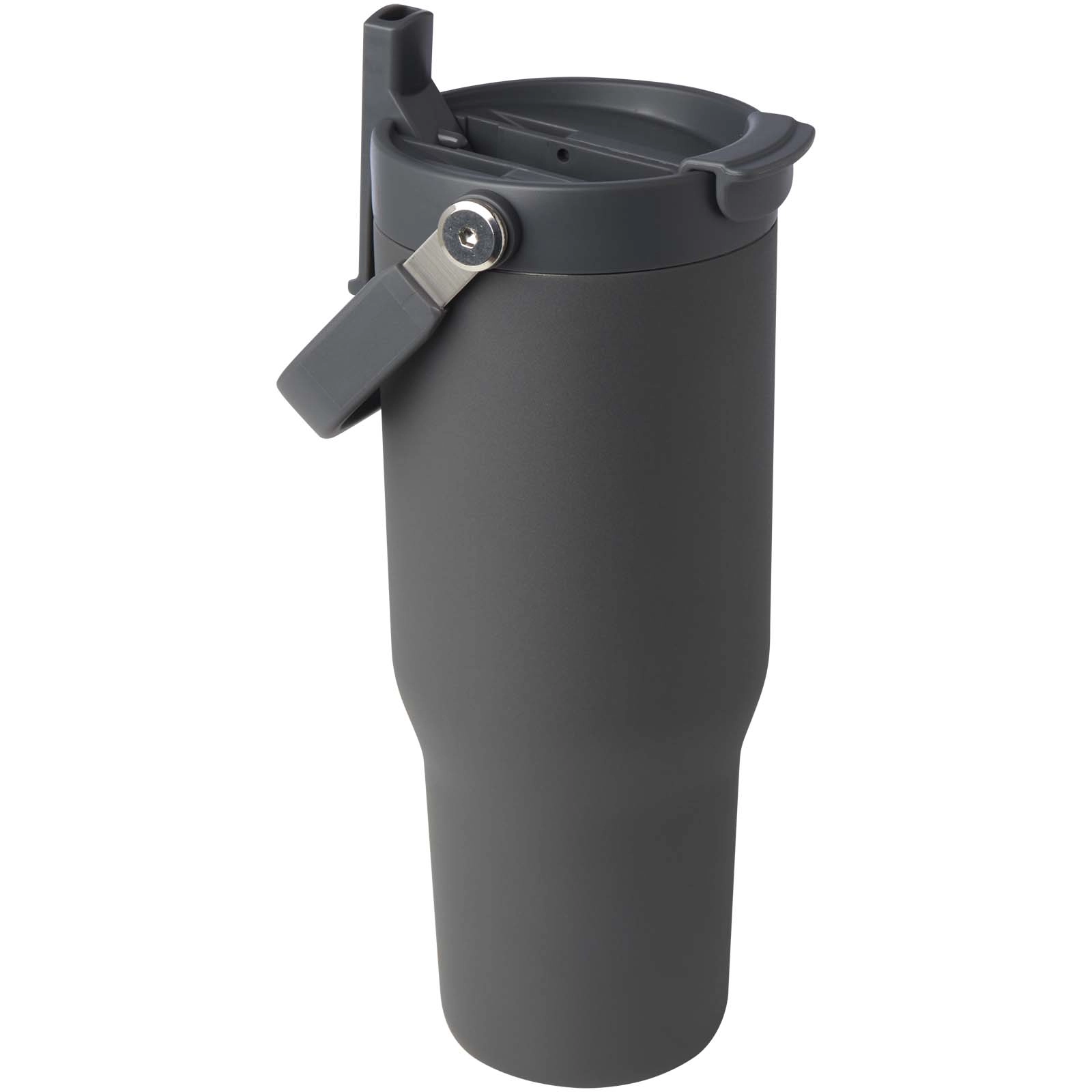 Immagine Bicchiere termico da 900 ml in acciaio inossidabile riciclato certificato RCS con sottovuoto in rame e coperchio a doppia fun