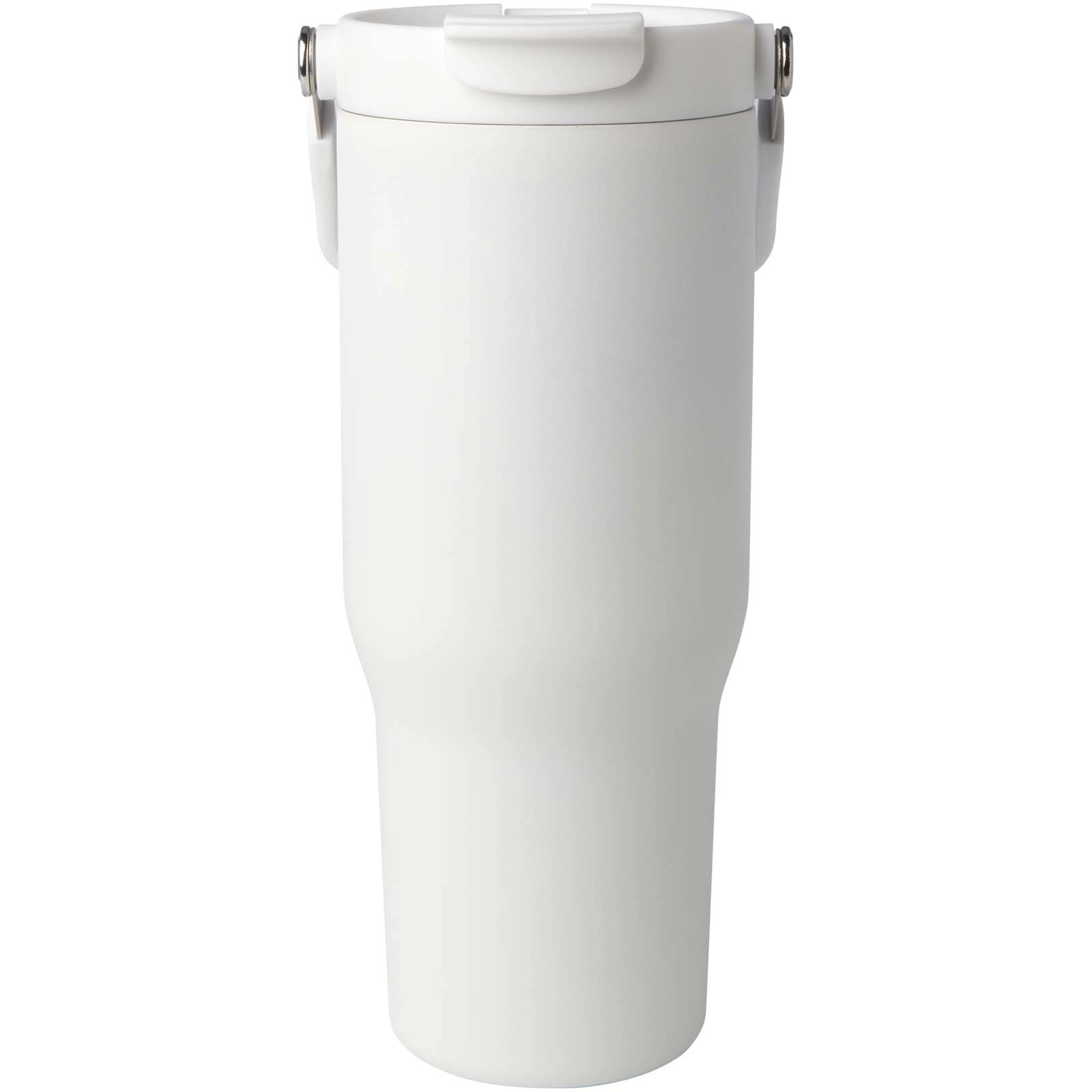 Immagine Bicchiere termico da 900 ml in acciaio inossidabile riciclato certificato RCS con sottovuoto in rame e coperchio a doppia fun