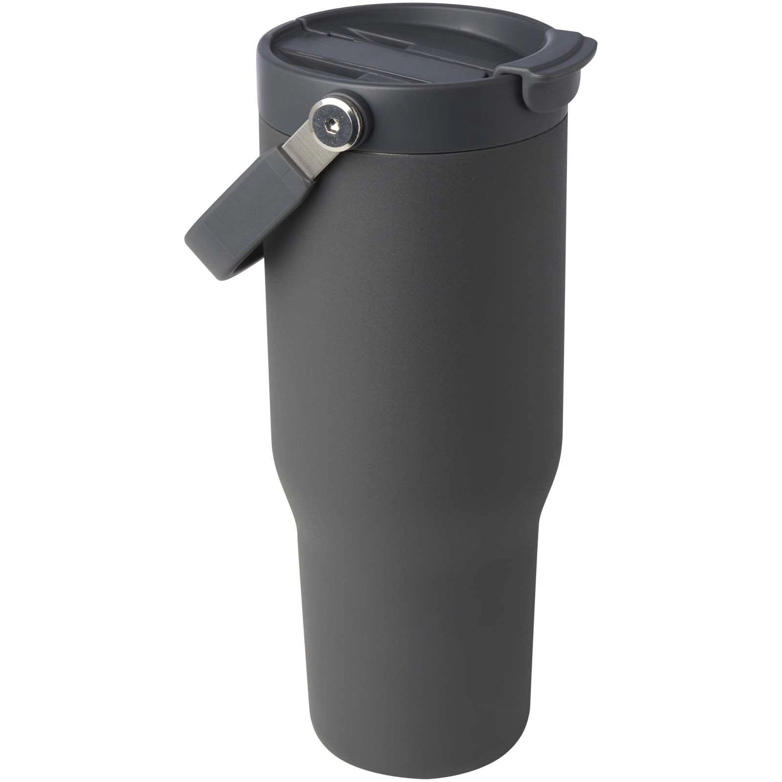 Immagine Bicchiere termico da 900 ml in acciaio inossidabile riciclato certificato RCS con sottovuoto in rame e coperchio a doppia fun