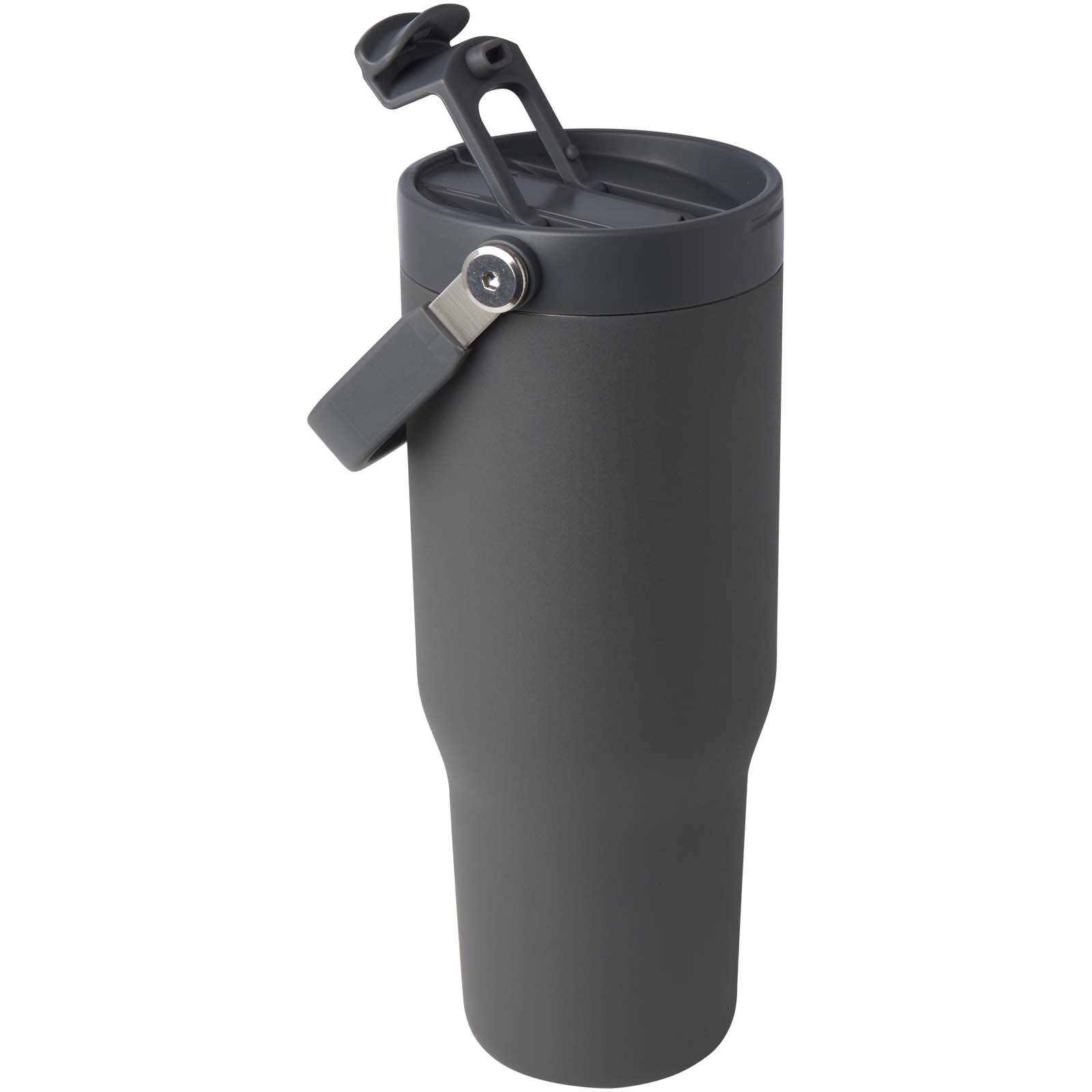 Immagine Bicchiere termico da 900 ml in acciaio inossidabile riciclato certificato RCS con sottovuoto in rame e coperchio a doppia fun