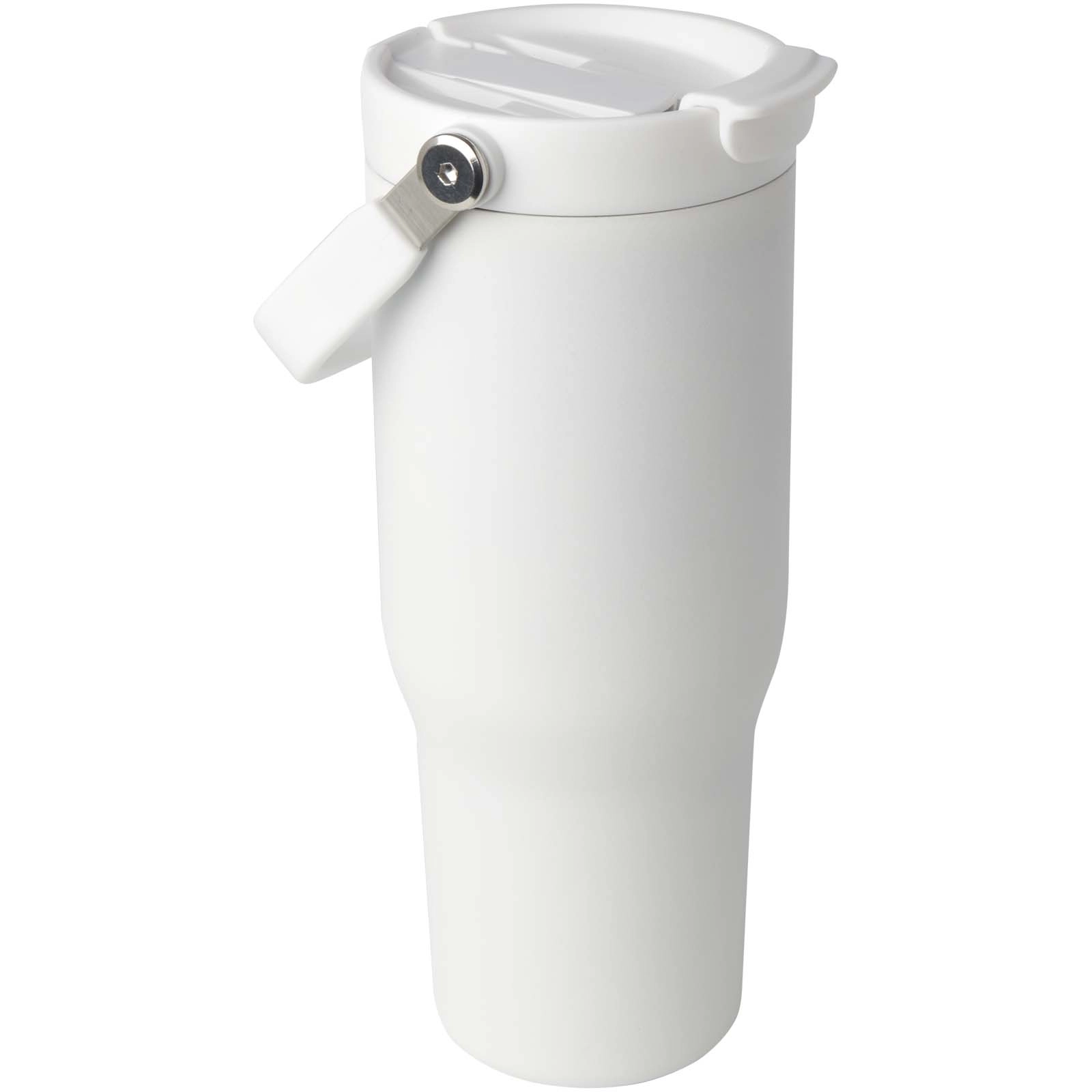 Immagine Bicchiere termico da 900 ml in acciaio inossidabile riciclato certificato RCS con sottovuoto in rame e coperchio a doppia fun