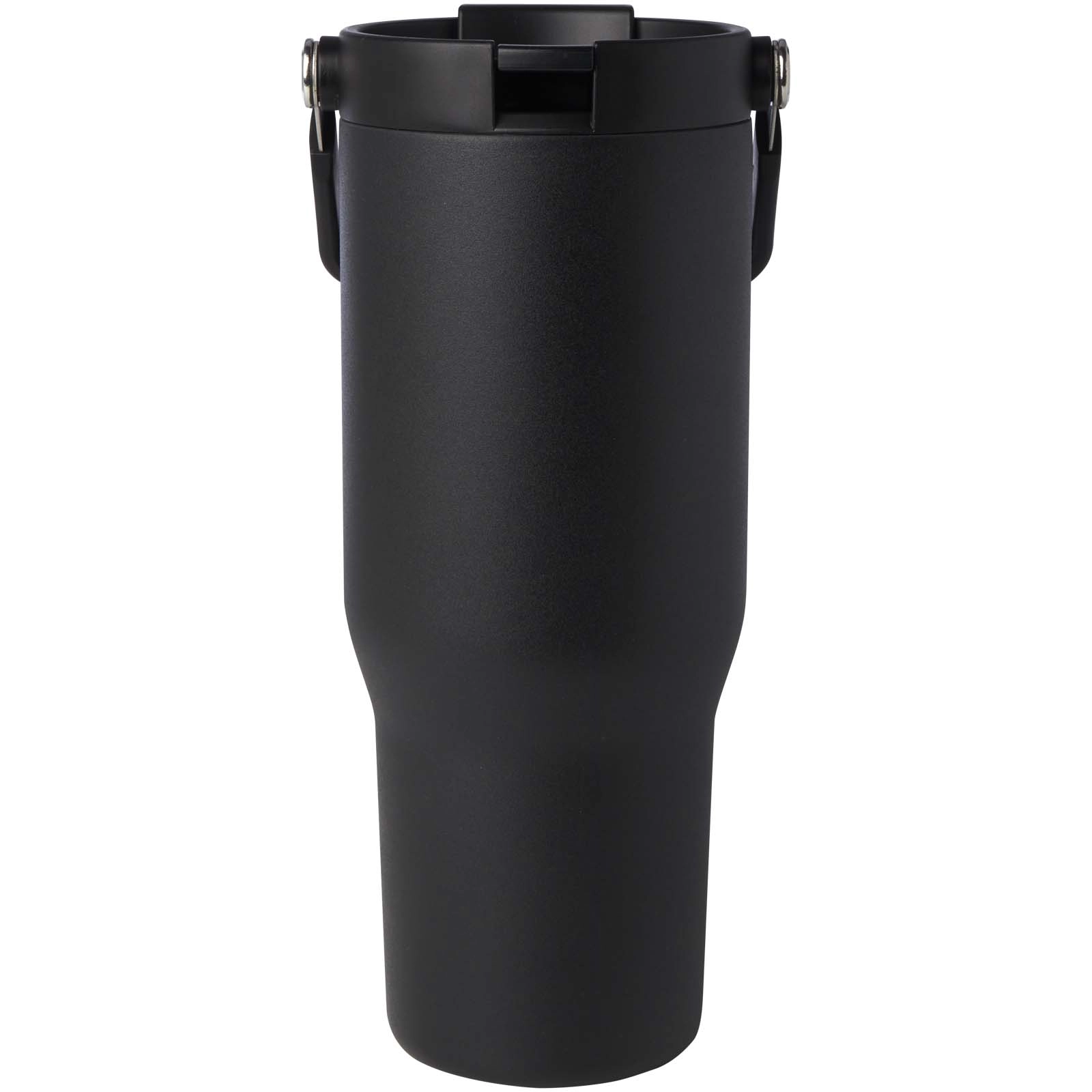 Immagine Bicchiere termico da 900 ml in acciaio inossidabile riciclato certificato RCS con sottovuoto in rame e coperchio a doppia fun