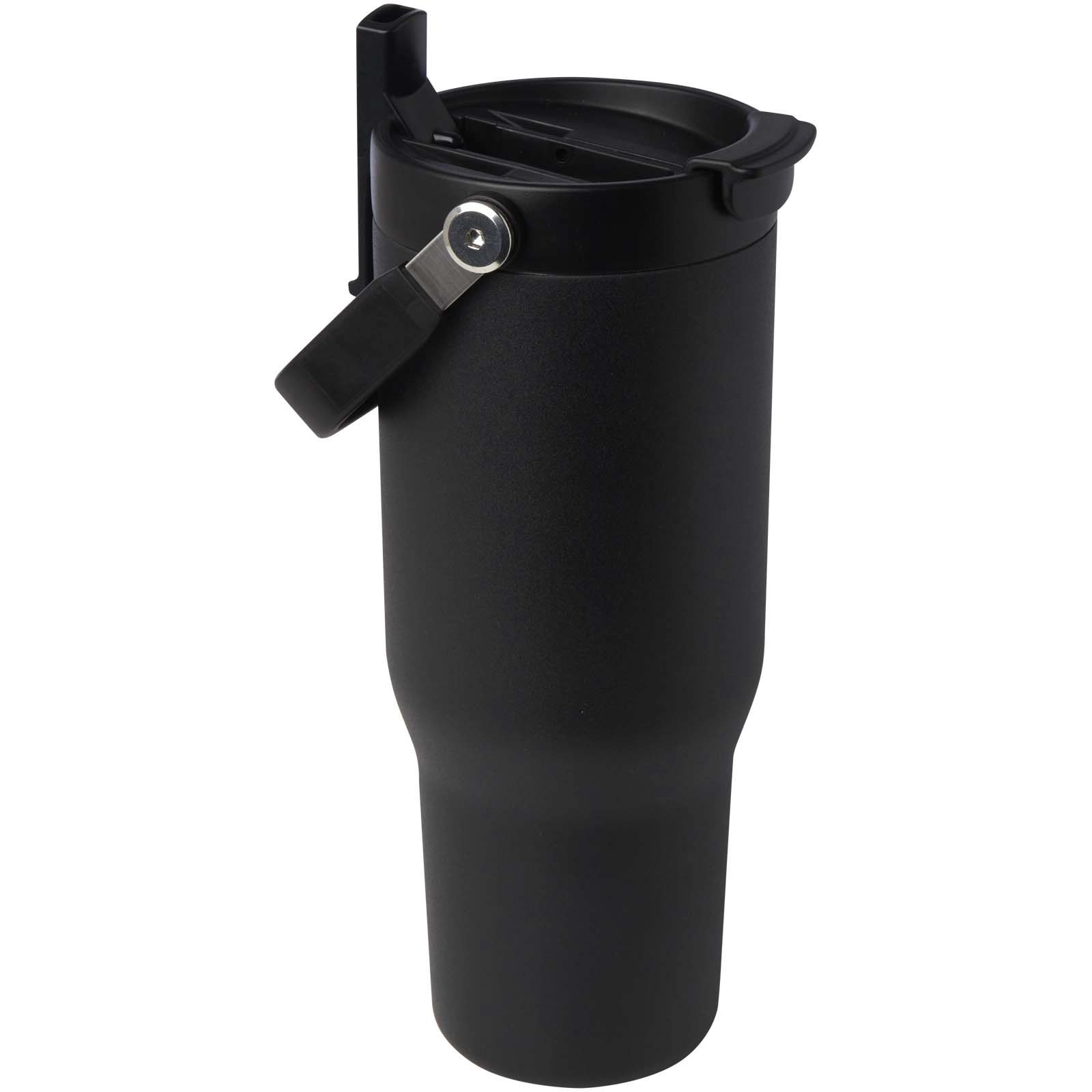 Immagine Bicchiere termico da 900 ml in acciaio inossidabile riciclato certificato RCS con sottovuoto in rame e coperchio a doppia fun