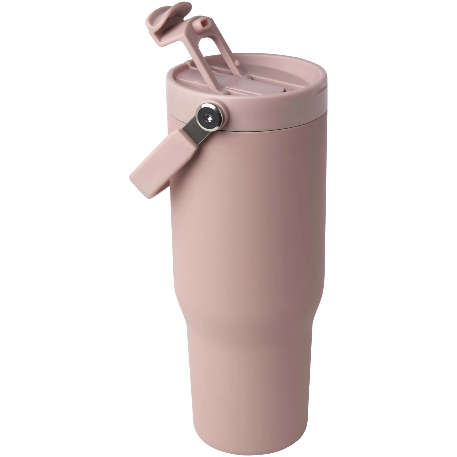 Immagine Bicchiere termico da 900 ml in acciaio inossidabile riciclato certificato RCS con sottovuoto in rame e coperchio a doppia fun