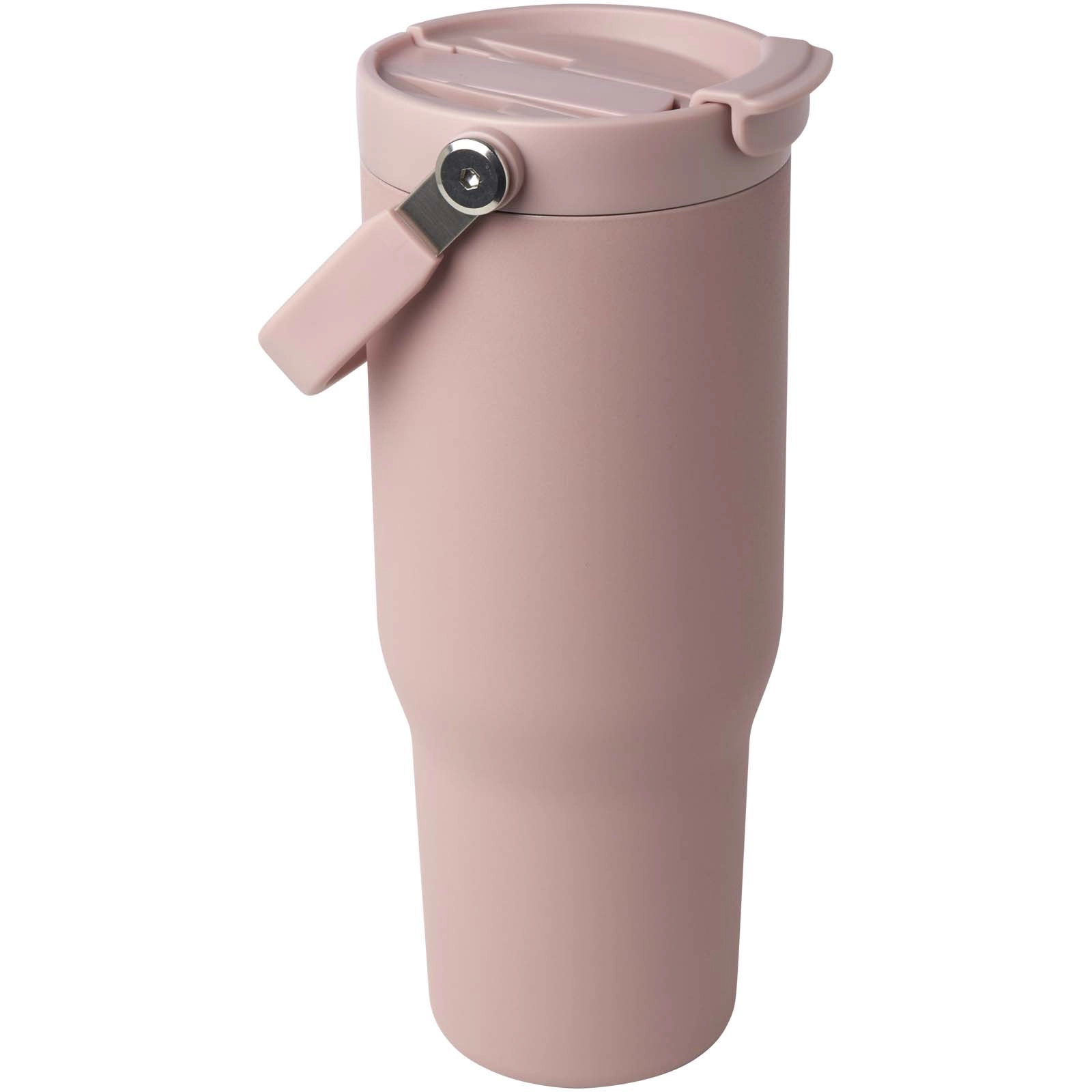 Immagine Bicchiere termico da 900 ml in acciaio inossidabile riciclato certificato RCS con sottovuoto in rame e coperchio a doppia fun