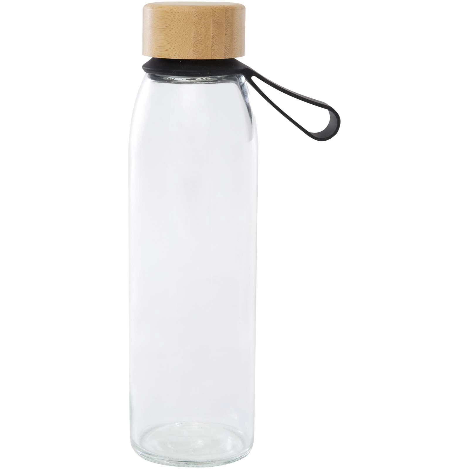 Immagine Borraccia in vetro da 500 ml con manico in silicone e coperchio in bambù Porto 