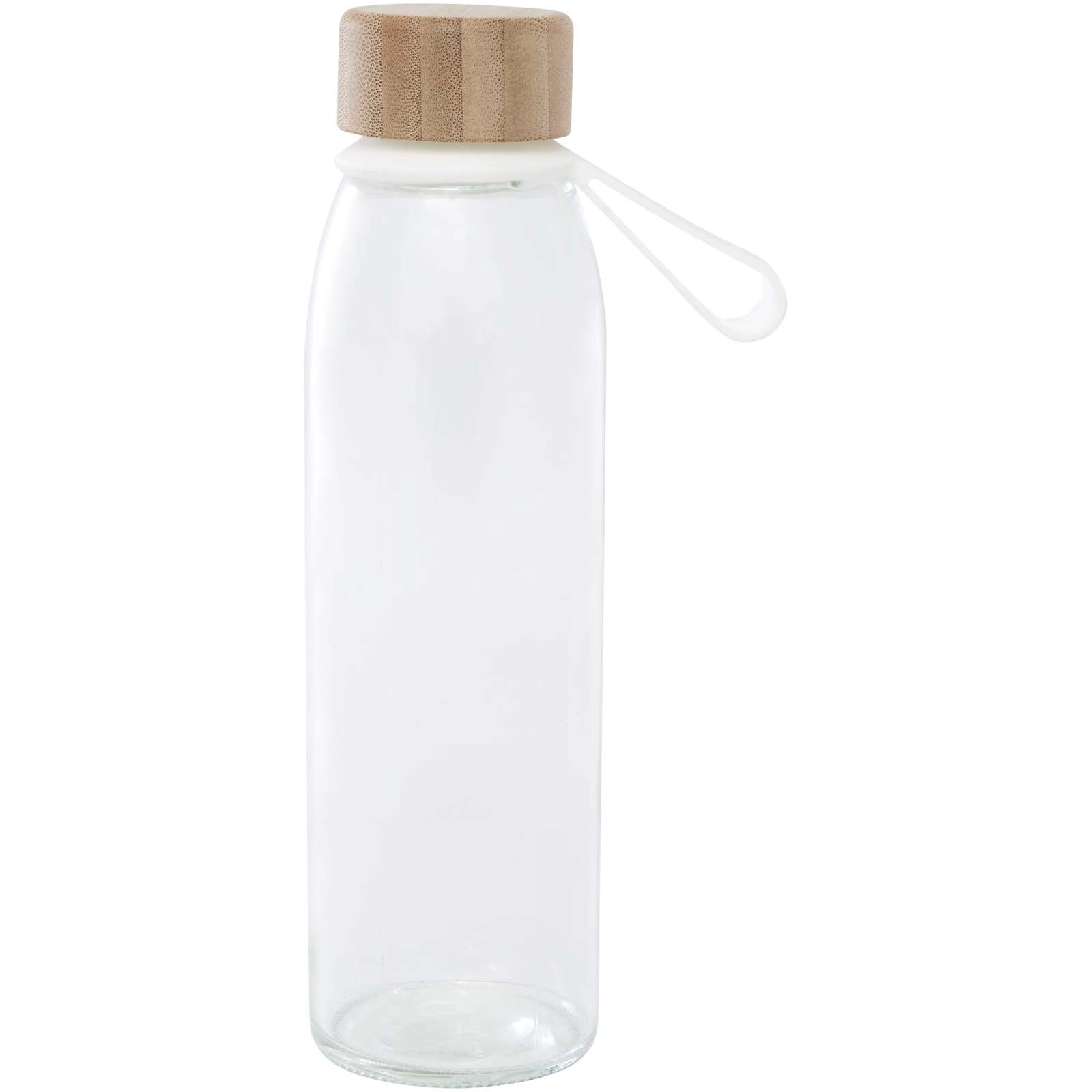 Immagine Borraccia in vetro da 500 ml con manico in silicone e coperchio in bambù Porto 
