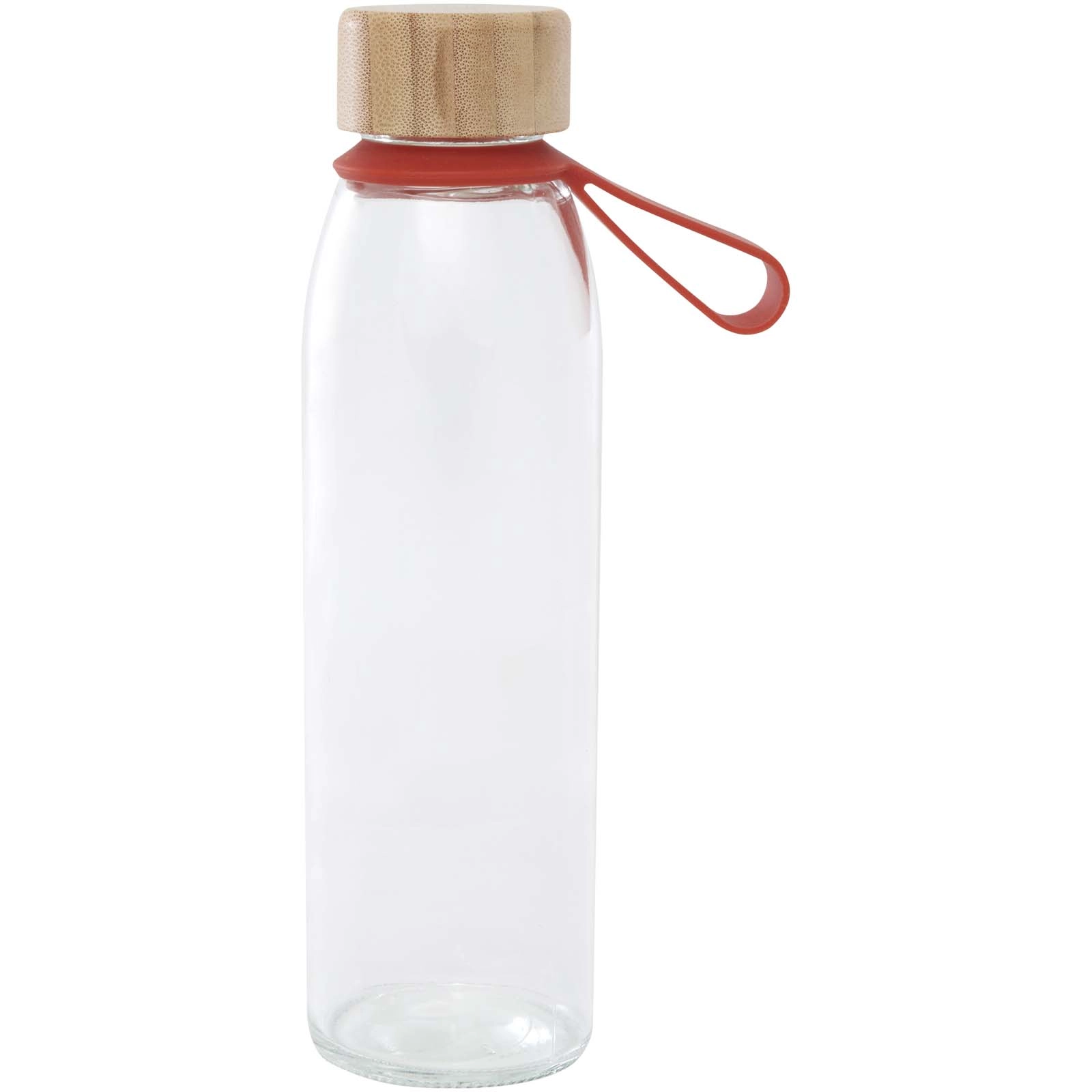 Immagine Borraccia in vetro da 500 ml con manico in silicone e coperchio in bambù Porto 