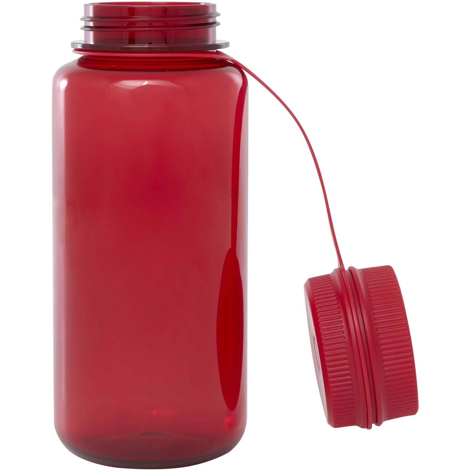Immagine Borraccia sportiva da 900 ml in PET riciclato certificato RCS con coperchio multifunzione Ryder 