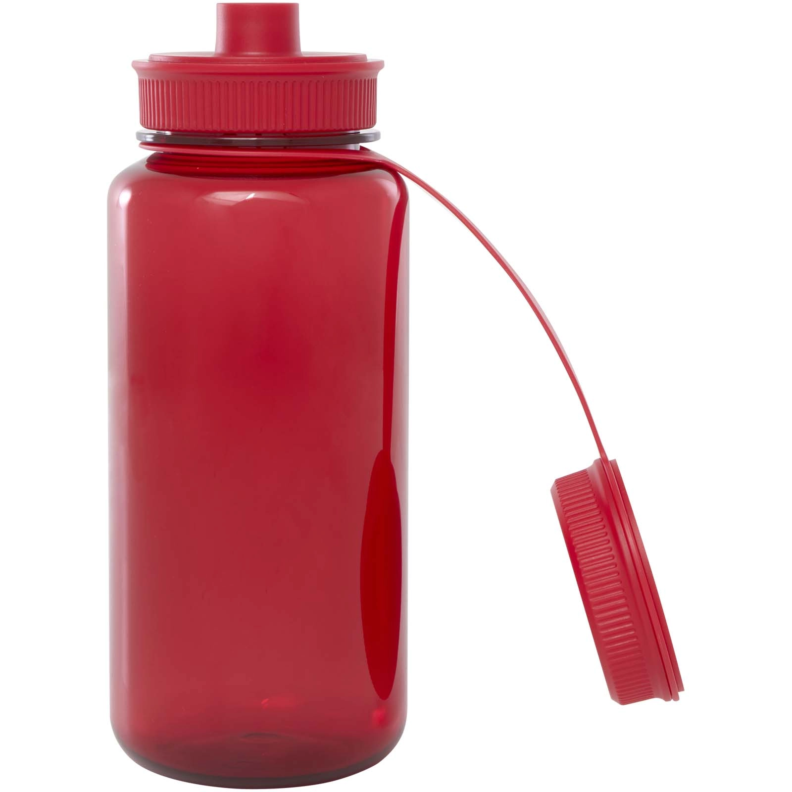 Immagine Borraccia sportiva da 900 ml in PET riciclato certificato RCS con coperchio multifunzione Ryder 