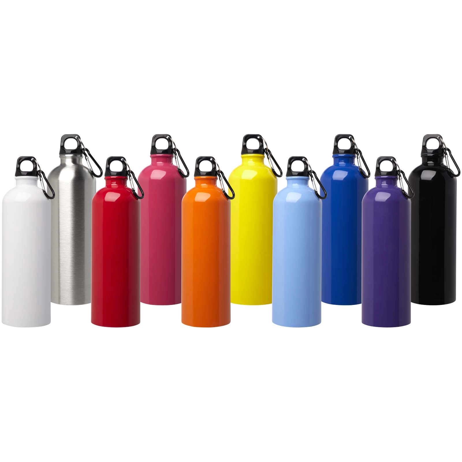 Immagine Borraccia da 750 ml in acciaio inossidabile certificato RCS a parete singola con moschettone Oregon