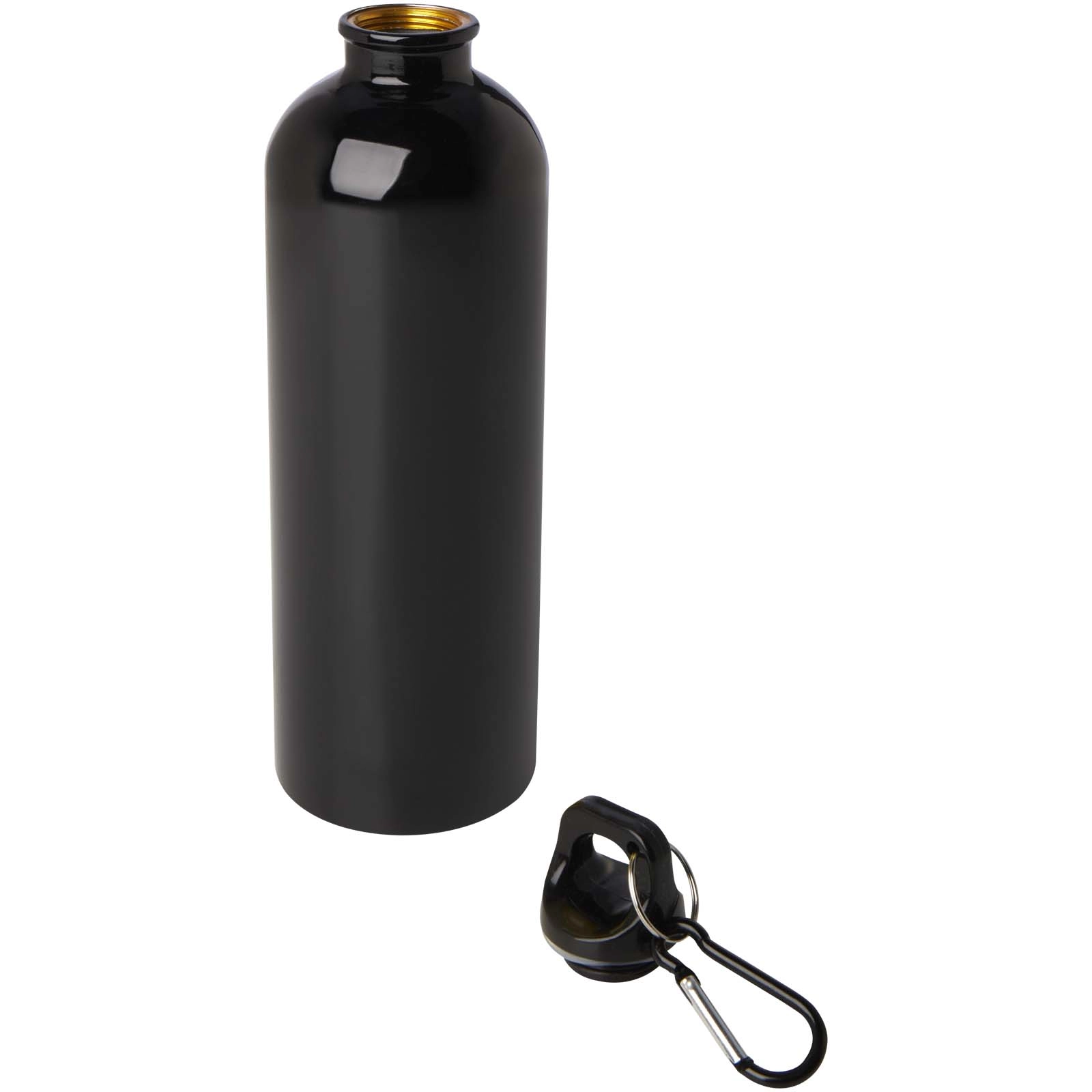 Immagine Borraccia da 750 ml in acciaio inossidabile certificato RCS a parete singola con moschettone Oregon