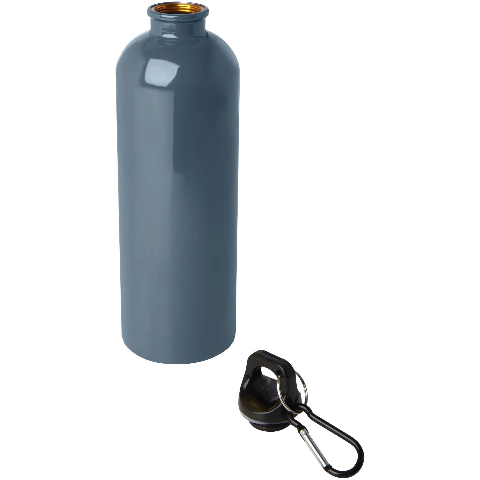 Immagine Borraccia da 750 ml in acciaio inossidabile certificato RCS a parete singola con moschettone Oregon