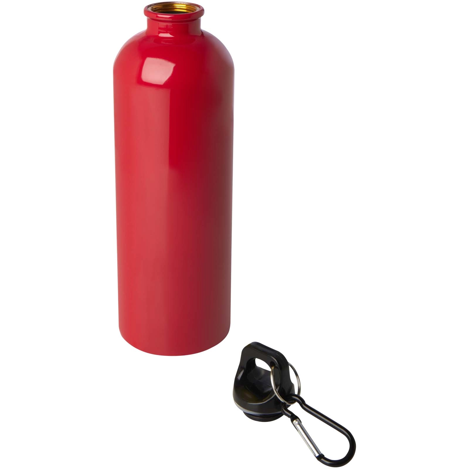Immagine Borraccia da 750 ml in acciaio inossidabile certificato RCS a parete singola con moschettone Oregon