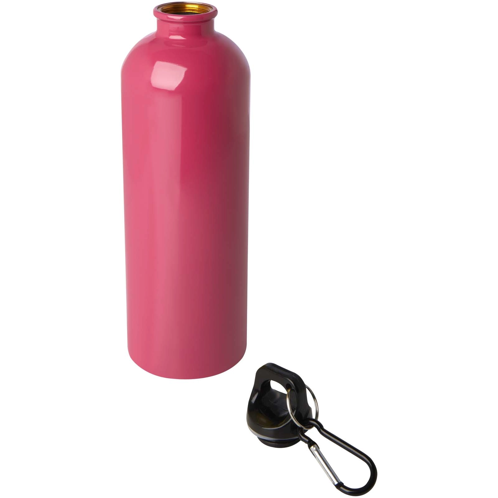 Immagine Borraccia da 750 ml in acciaio inossidabile certificato RCS a parete singola con moschettone Oregon