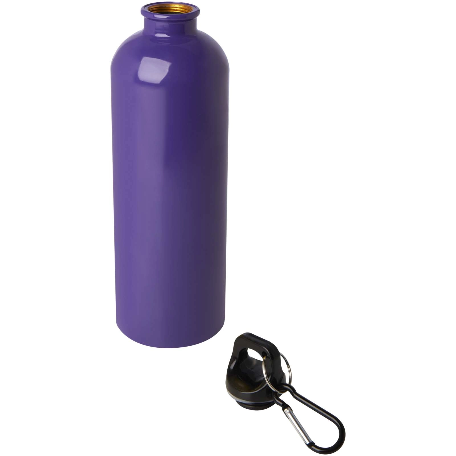 Immagine Borraccia da 750 ml in acciaio inossidabile certificato RCS a parete singola con moschettone Oregon