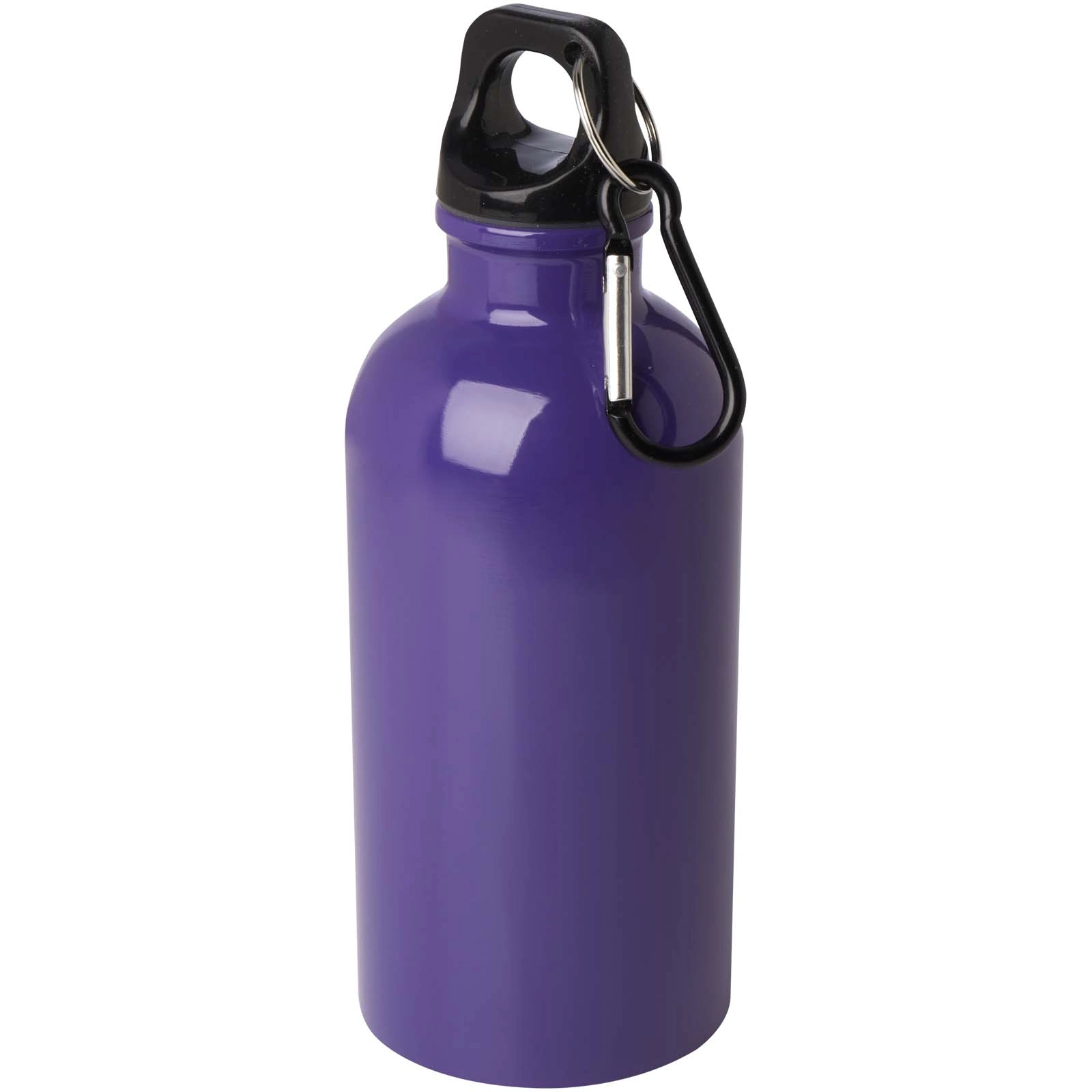 Immagine Borraccia da 400 ml in acciaio inossidabile certificato RCS a parete singola con moschettone Oregon