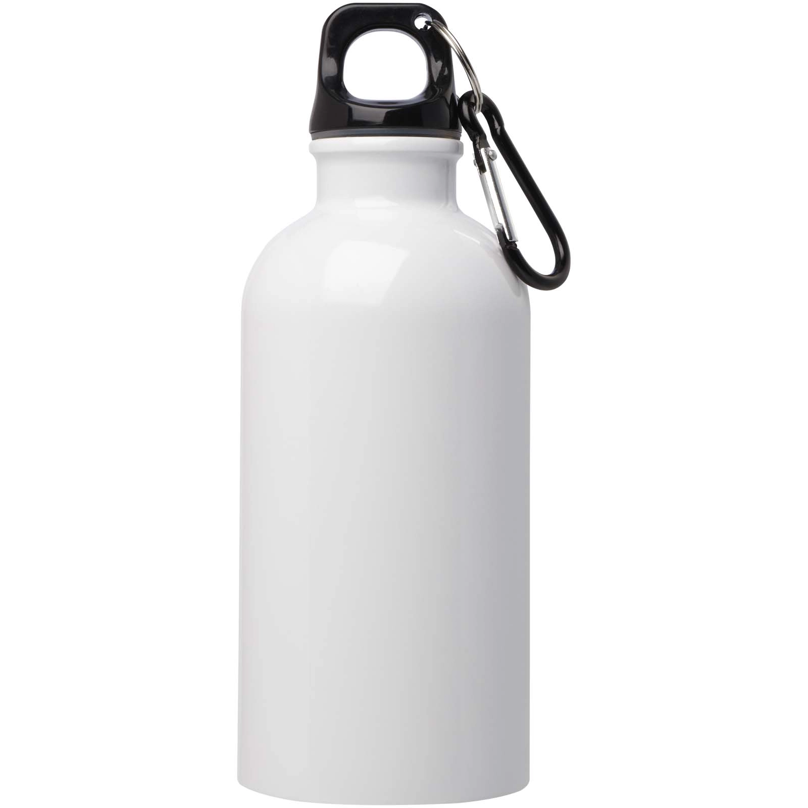 Immagine Borraccia da 400 ml in acciaio inossidabile certificato RCS a parete singola con moschettone Oregon