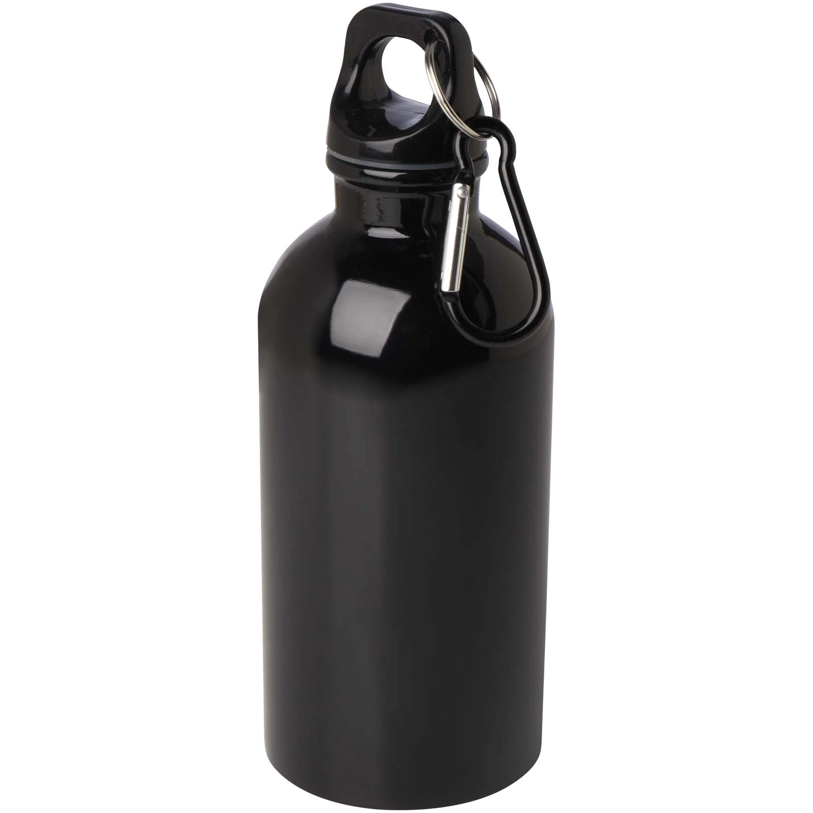 Immagine Borraccia da 400 ml in acciaio inossidabile certificato RCS a parete singola con moschettone Oregon