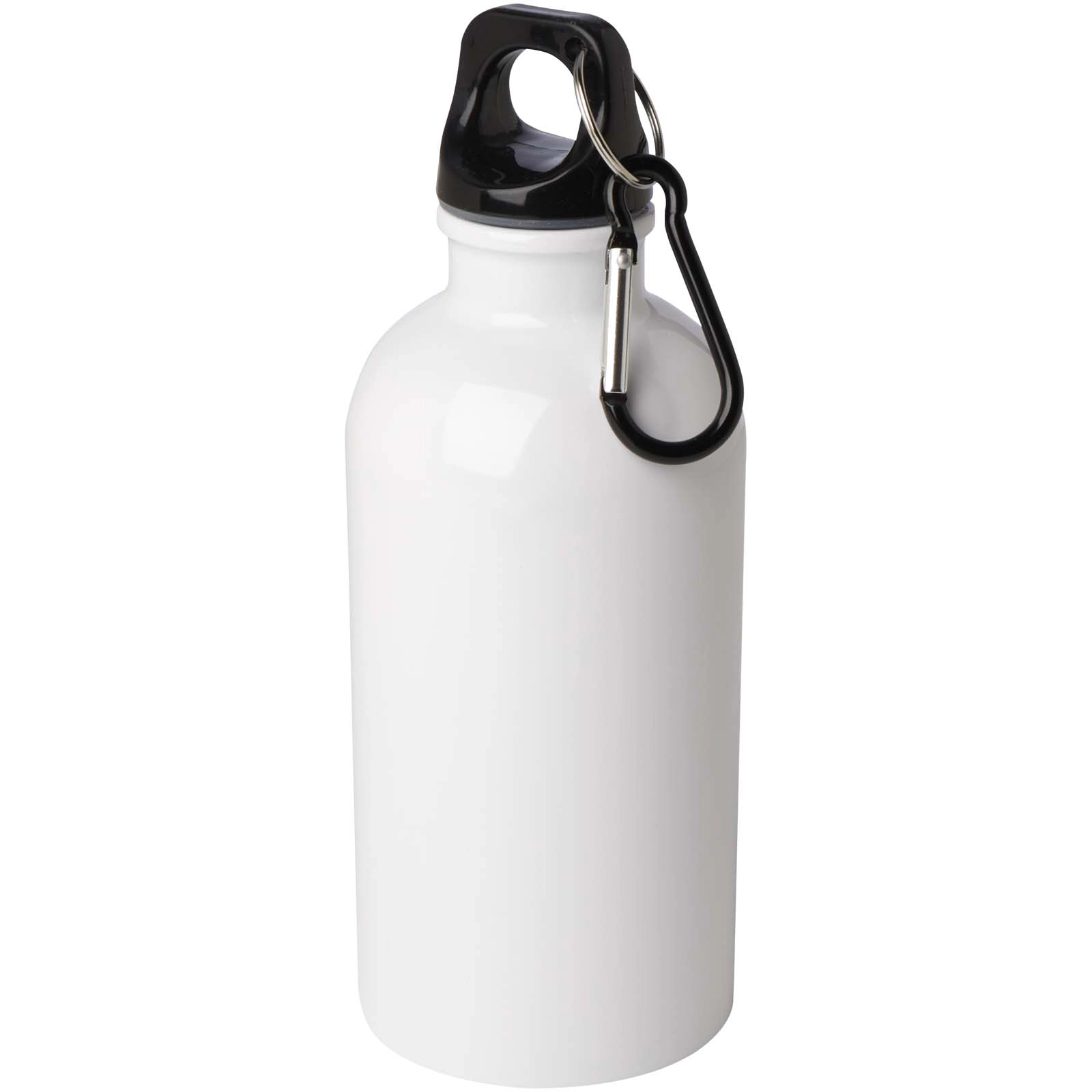 Immagine Borraccia da 400 ml in acciaio inossidabile certificato RCS a parete singola con moschettone Oregon
