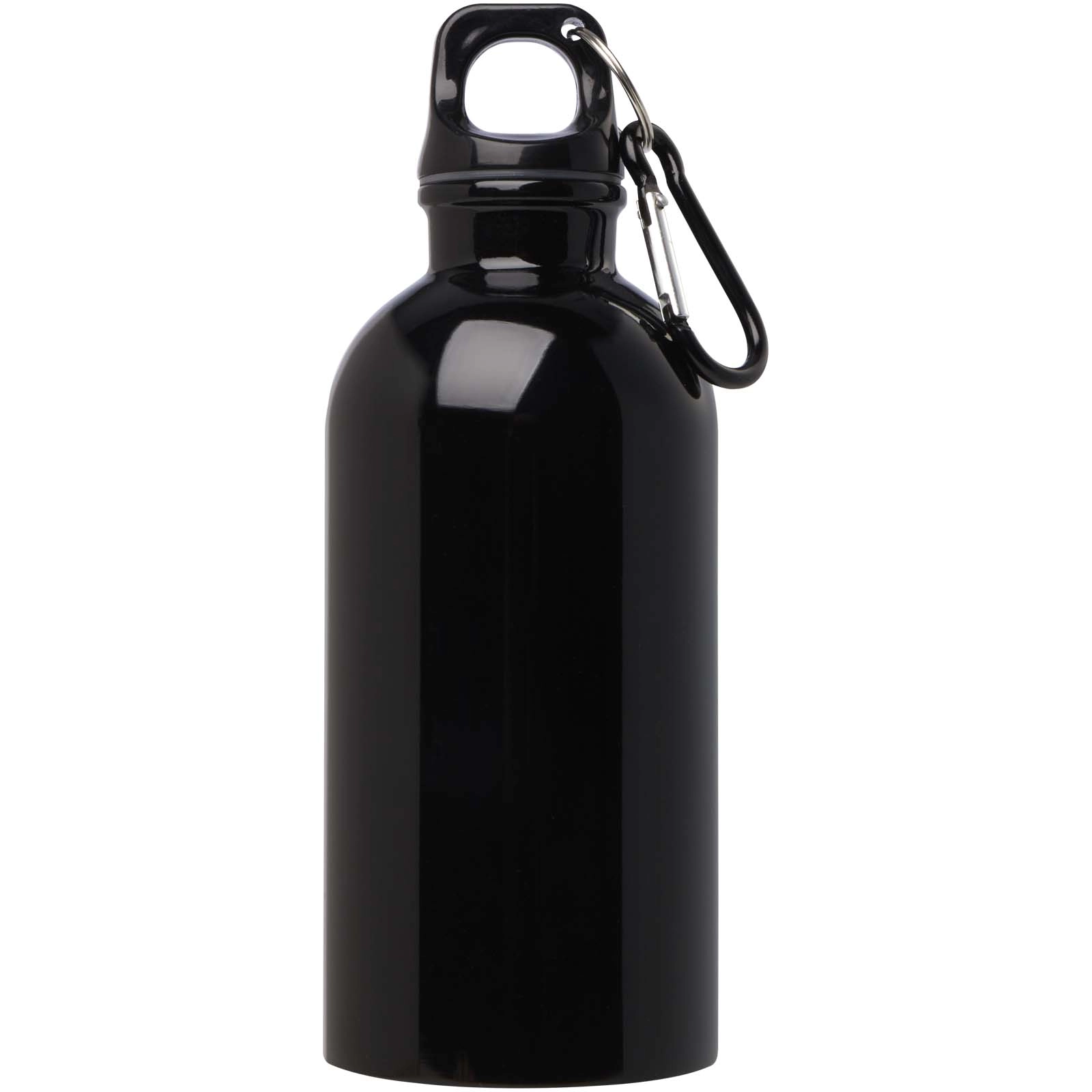Immagine Borraccia da 400 ml in acciaio inossidabile certificato RCS a parete singola con moschettone Oregon
